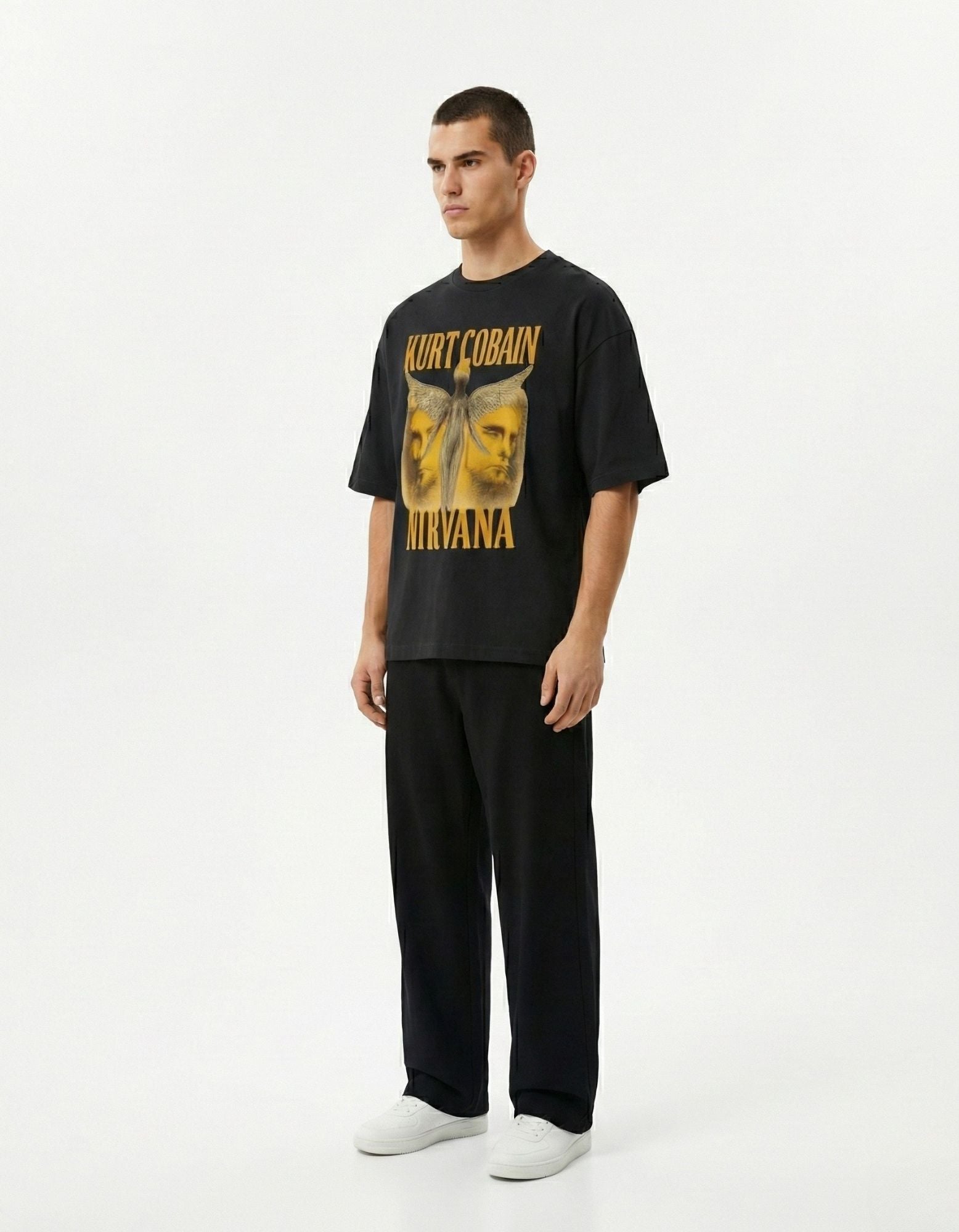 Kurt Cobain Nirvana Oversized Terry Tee