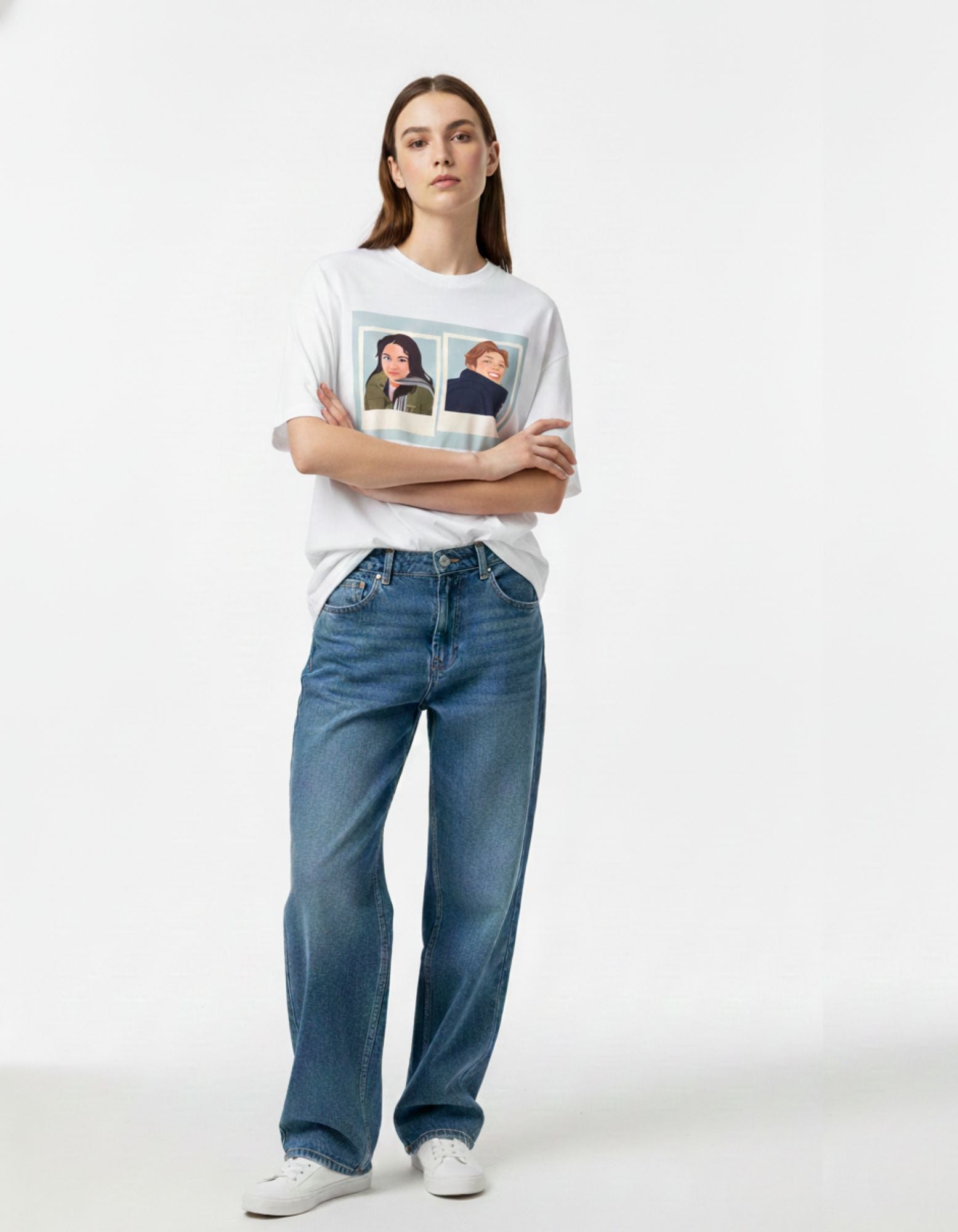 Capture Style with the Polaroid Portrait Terry T-Shirt