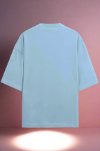 Terry Oversized T-Shirt with Woman Print – Chic Style