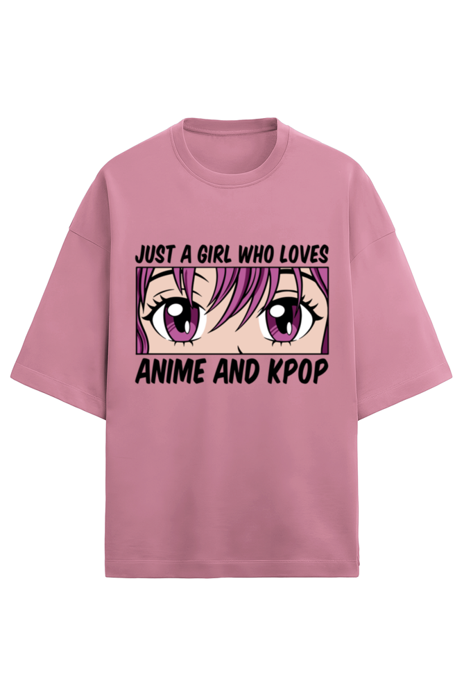 Just a Girl Who Loves K-Pop & Anime T-Shirt