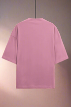 Terry Oversized T-Shirt with Woman Print – Chic Style