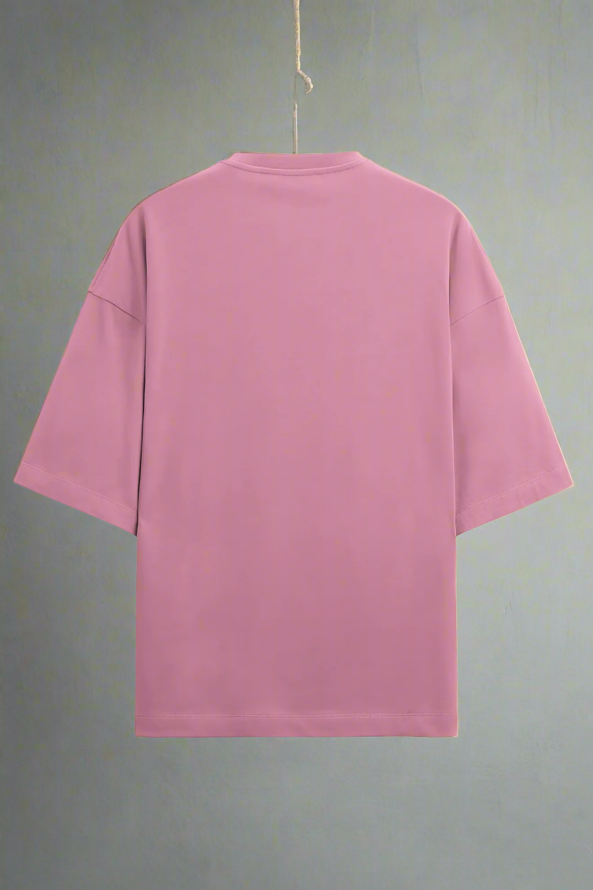 Terry Oversized T-Shirt with Girl Focused Design – Empowering Style