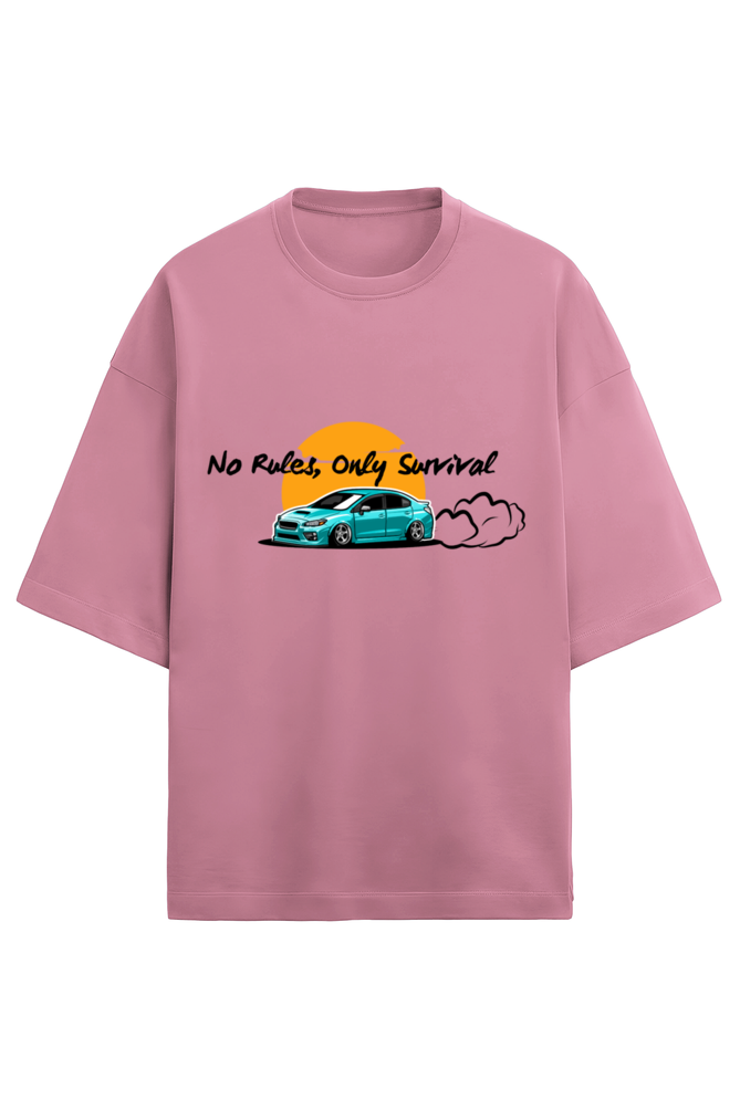 No Rules Only Survive Terry T-shirt – Bold Drift Style