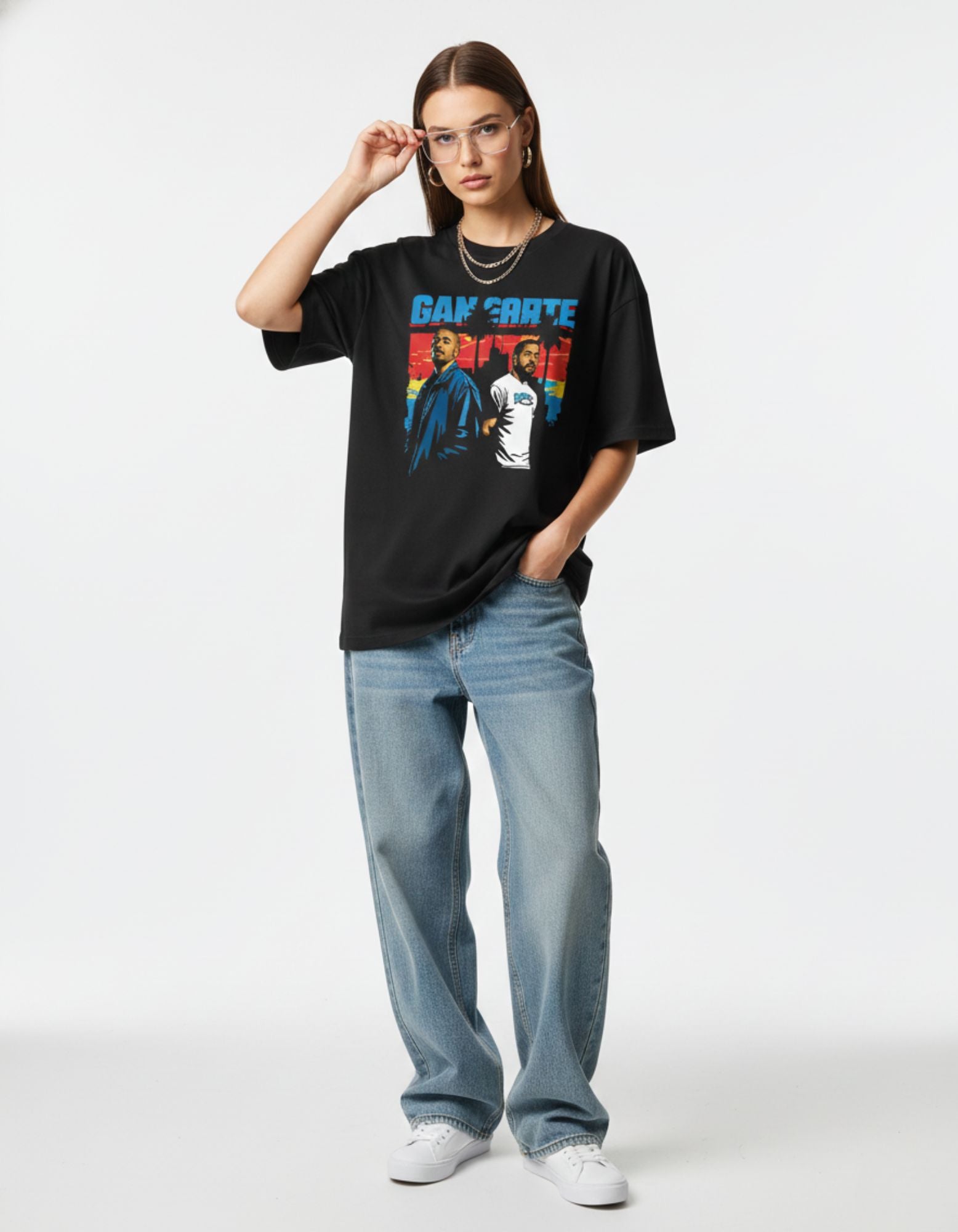 Gangster Oversized T-Shirt – Bold & Stylish Streetwear