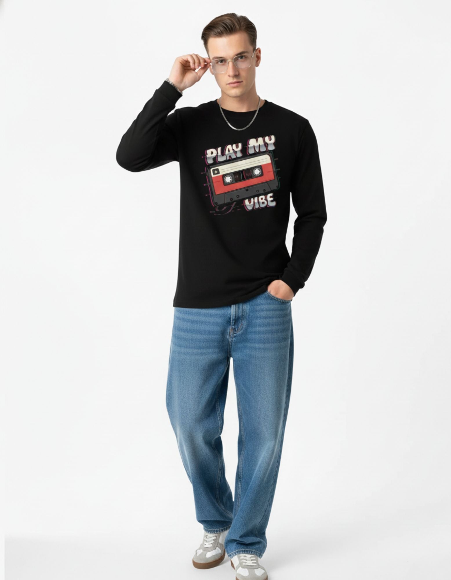 Play My Vibe Full Sleeve T-Shirt