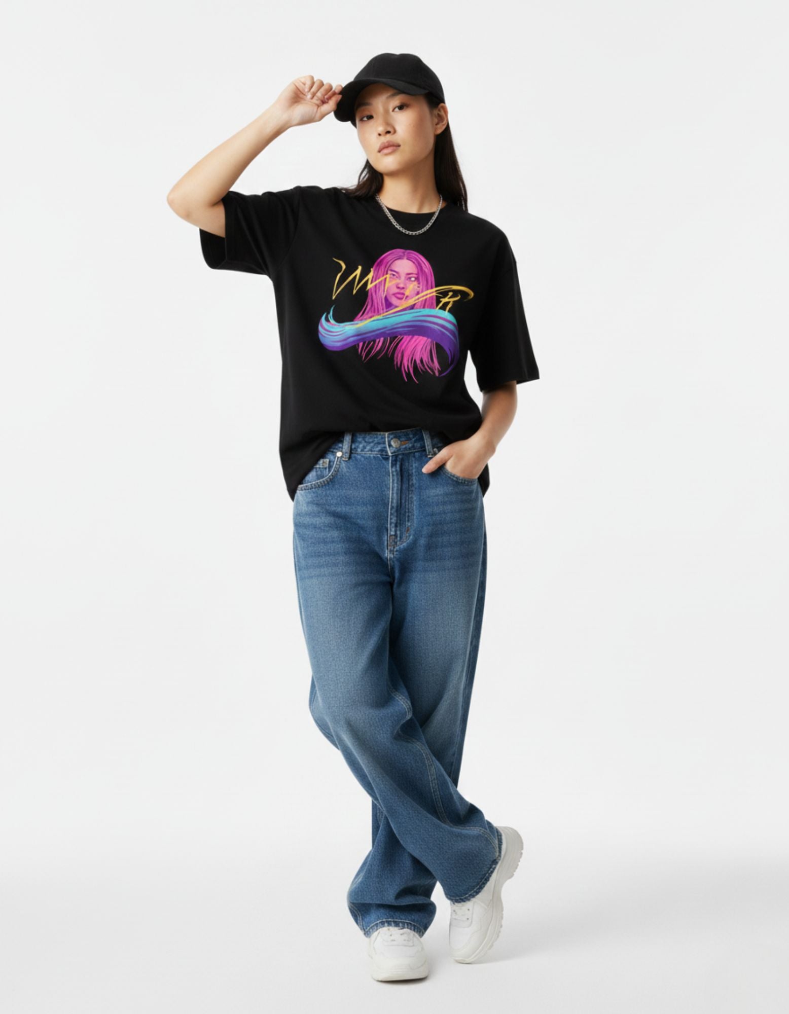 WHIRL Graphic Oversized Streetwear Tee