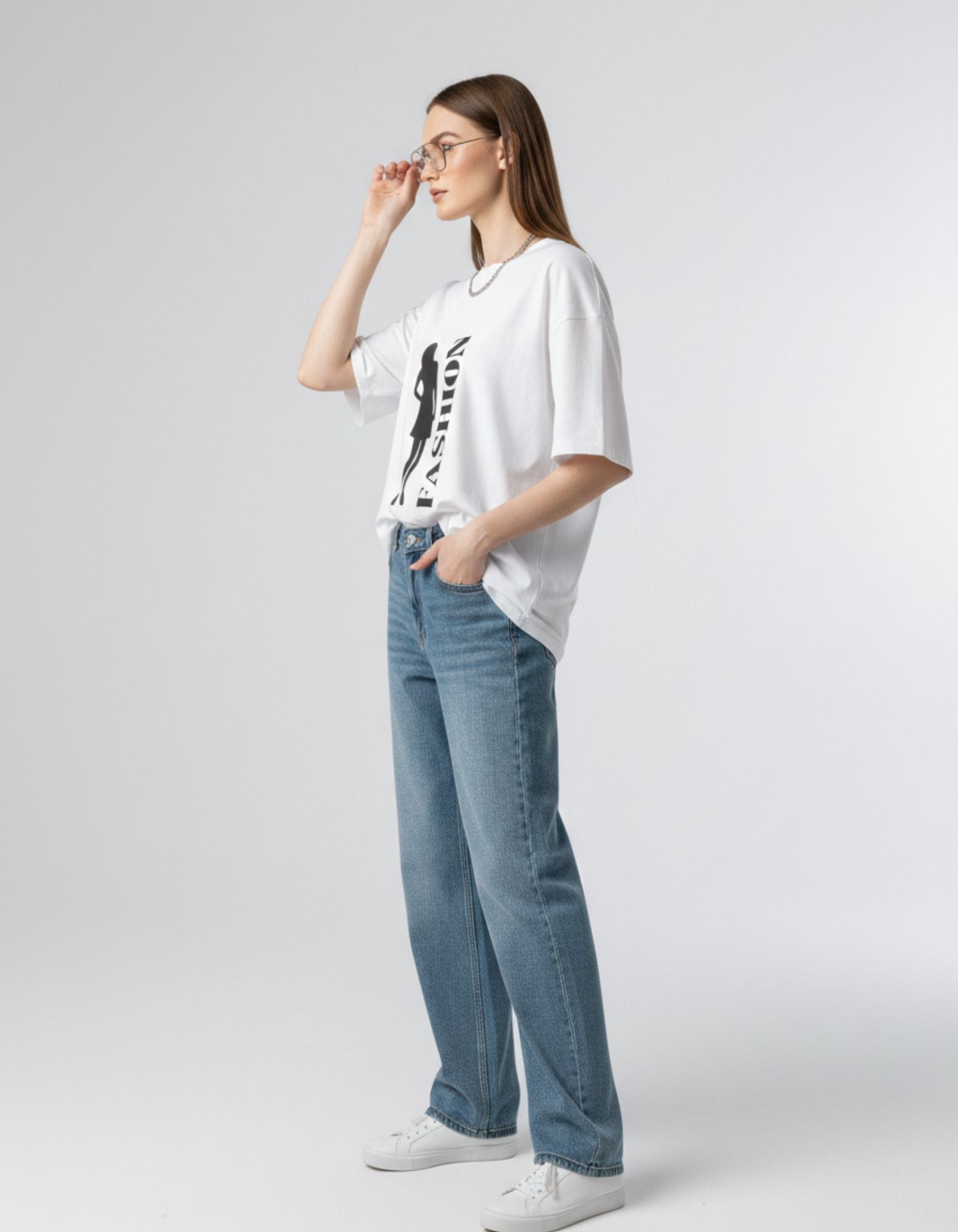 FASHION Silhouette Oversized T-Shirt