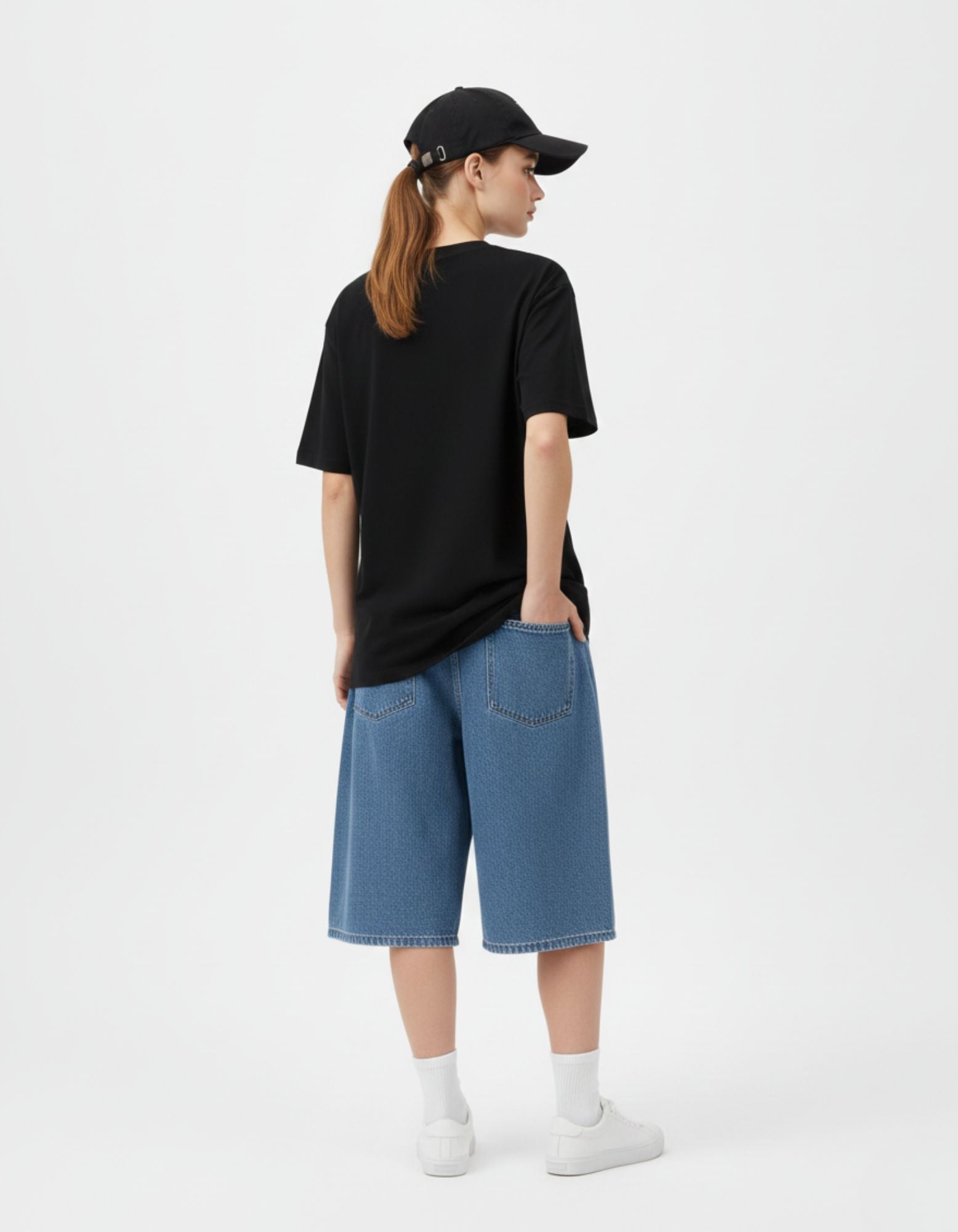 Neo Tokyo Pink Girl Oversized T-Shirt