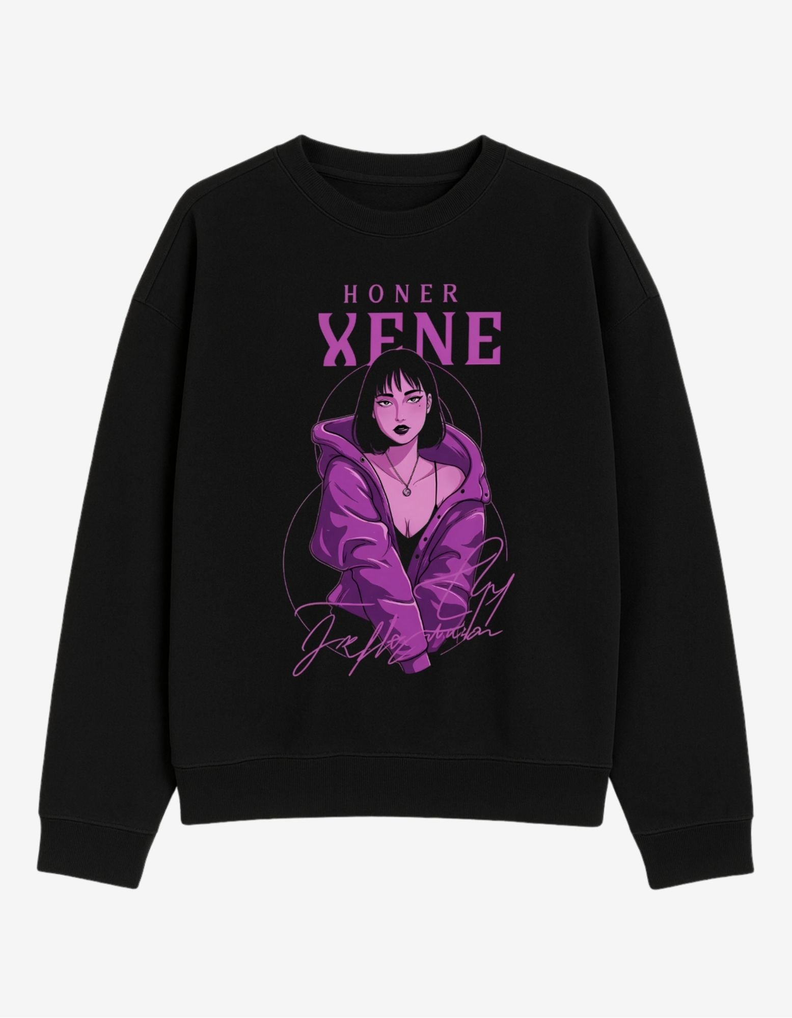 Violet Honor Oversized Sweatshirt