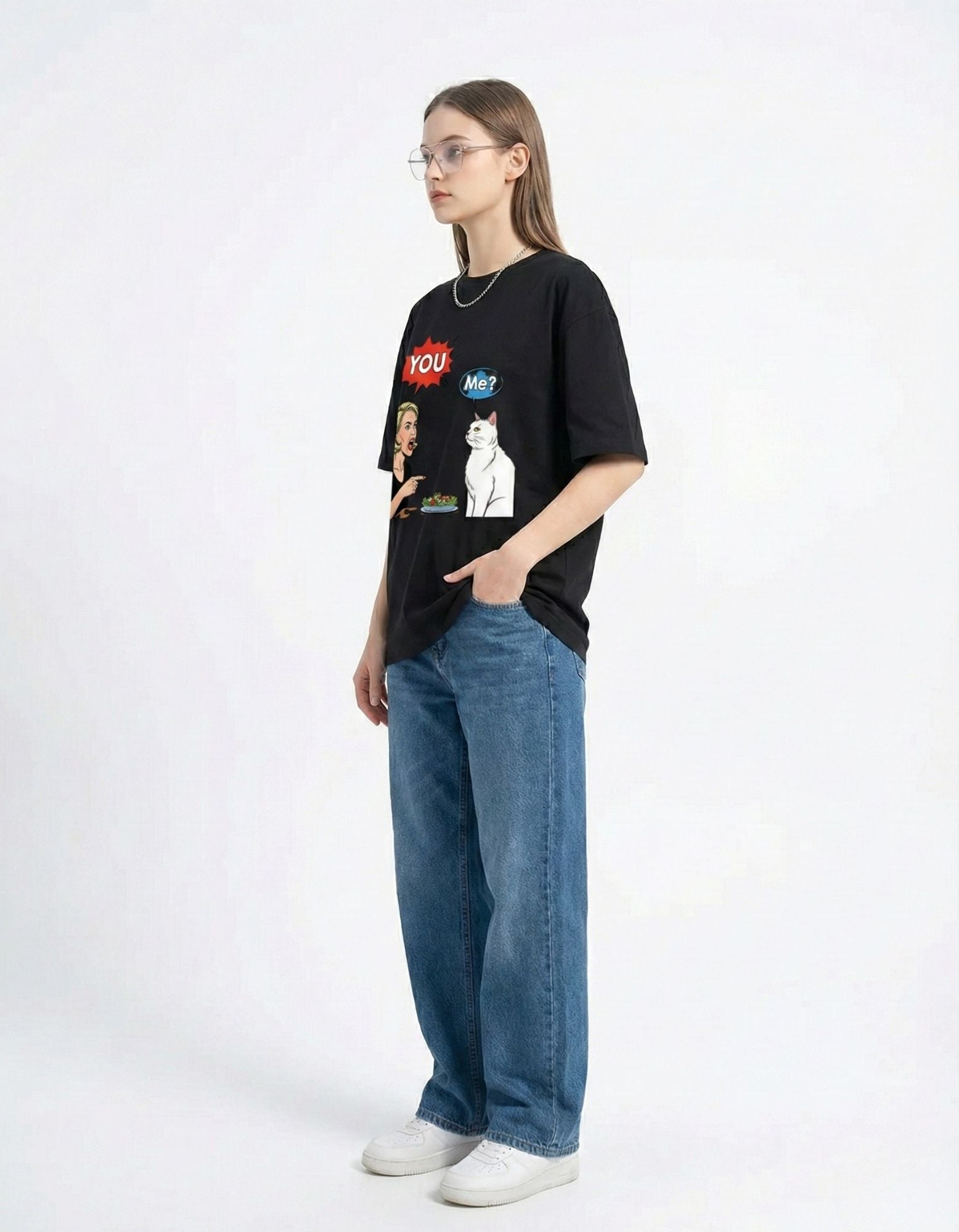 You vs Me Oversized Tee