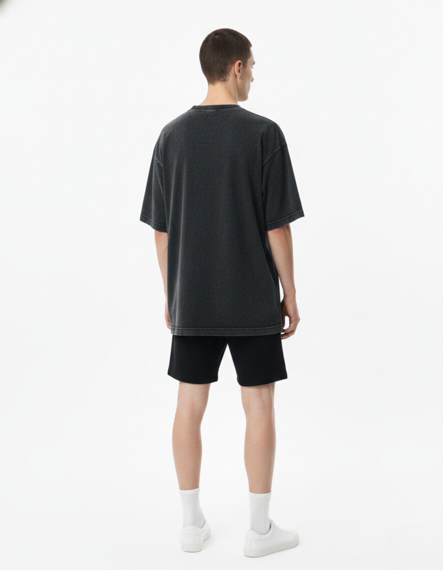 Anime Striker Squad Acid Wash Oversized Tee