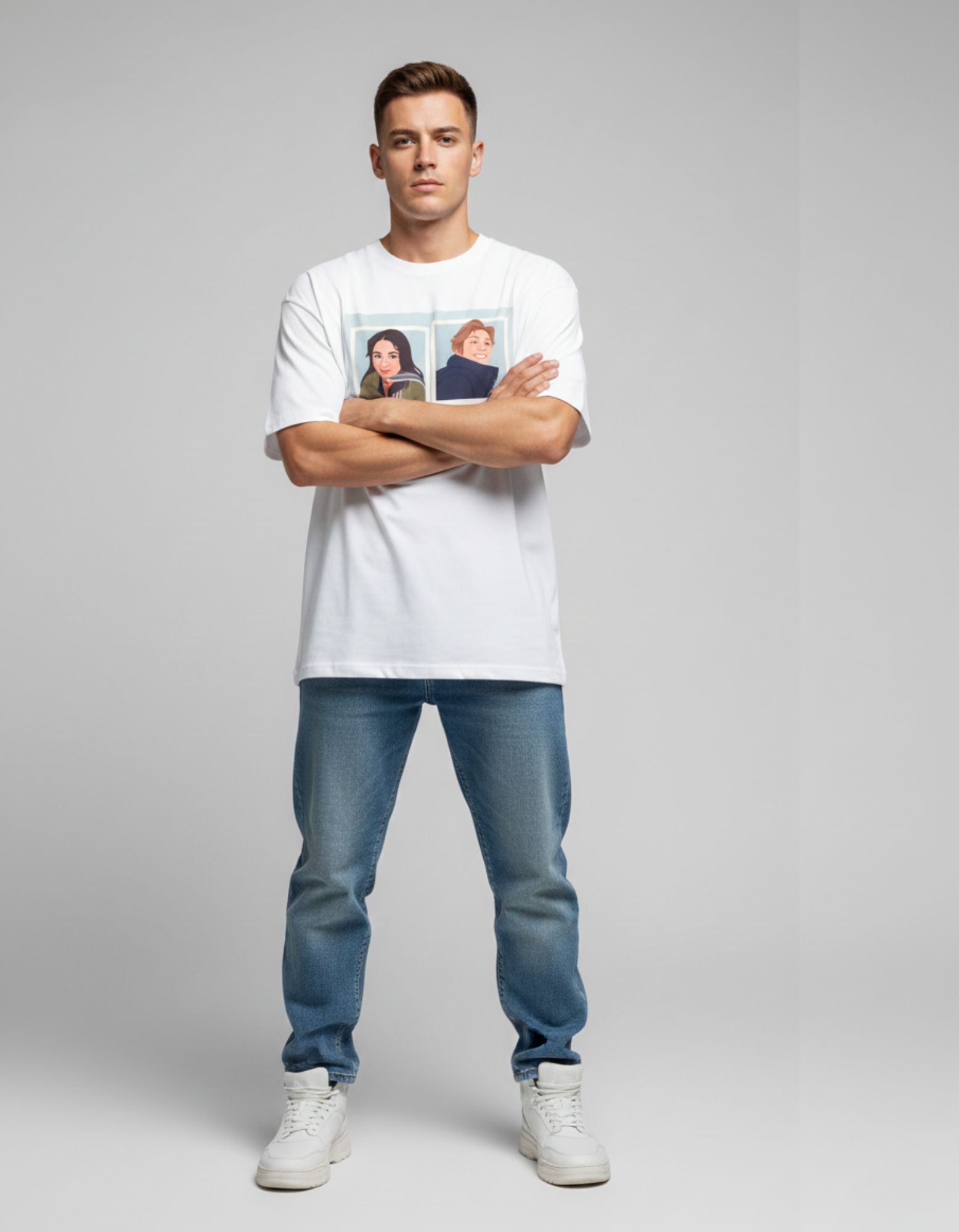 Capture Style with the Polaroid Portrait Terry T-Shirt