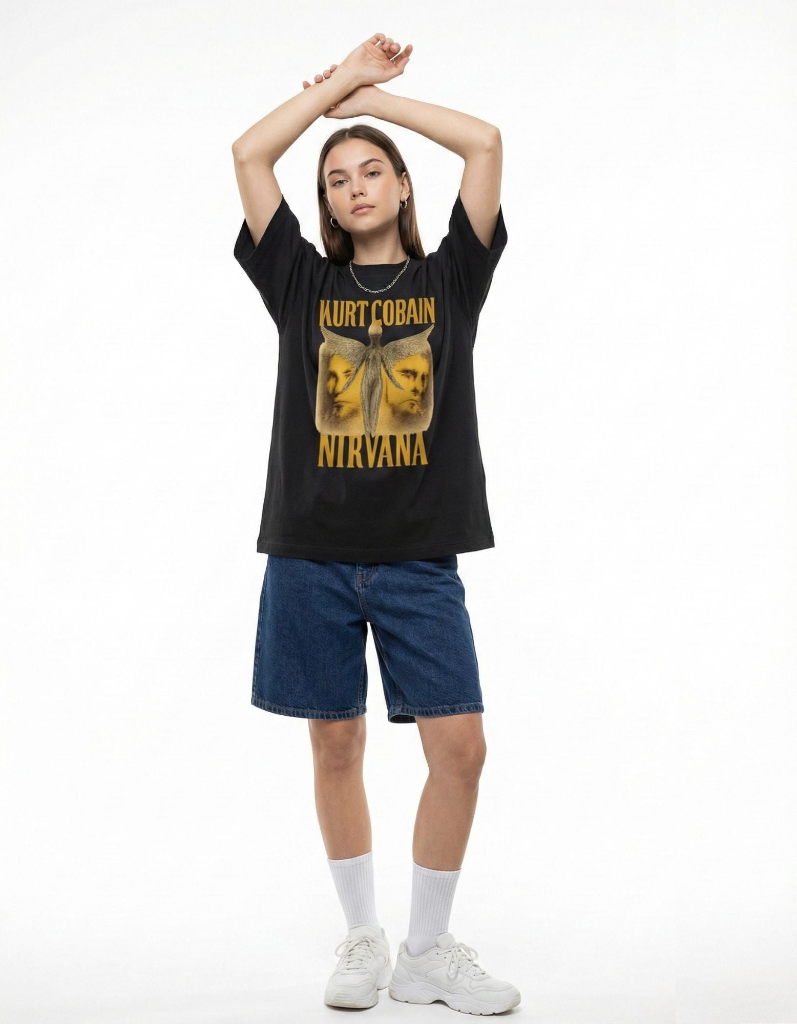 Kurt Cobain Nirvana Oversized Terry Tee