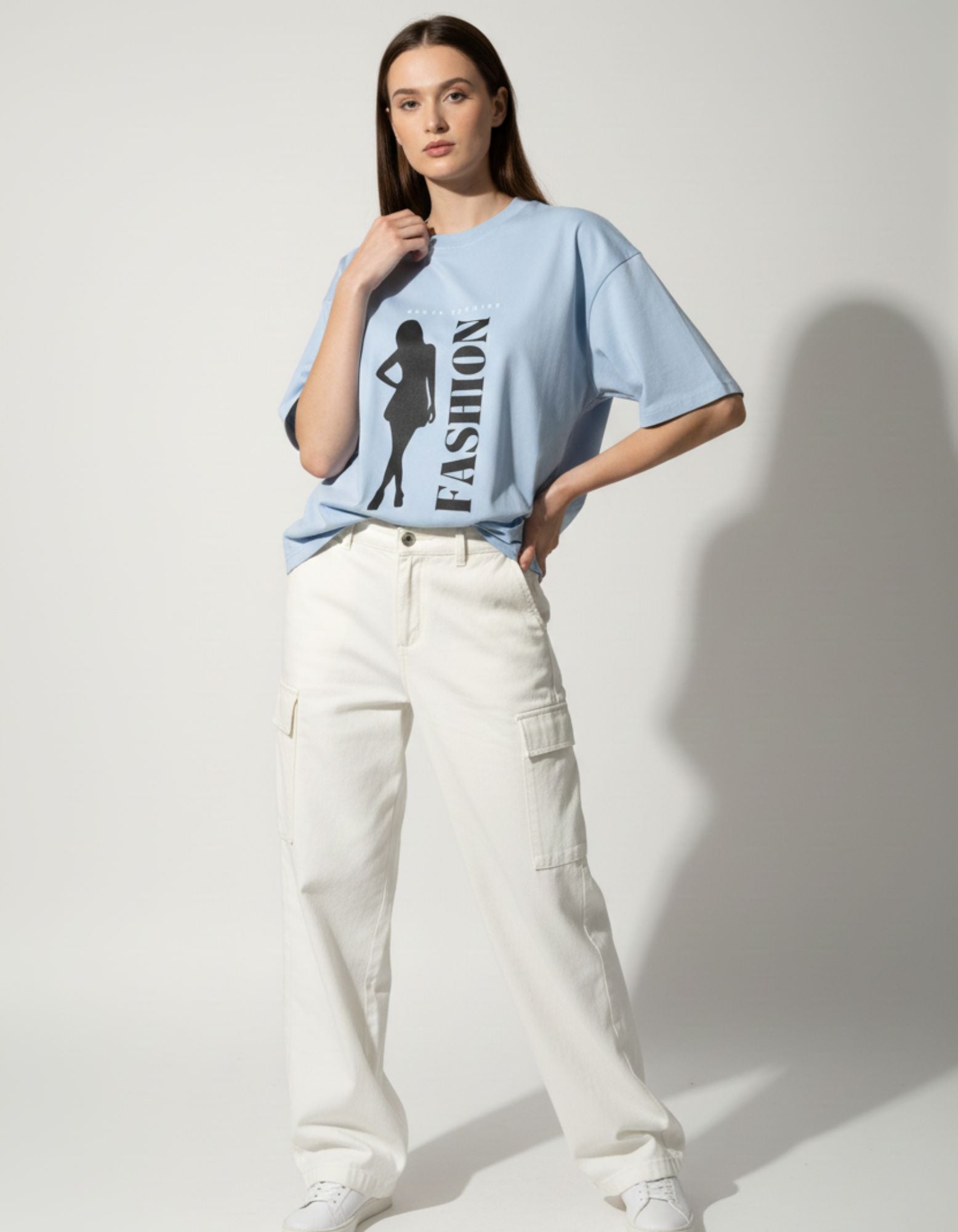 FASHION Silhouette Oversized T-Shirt