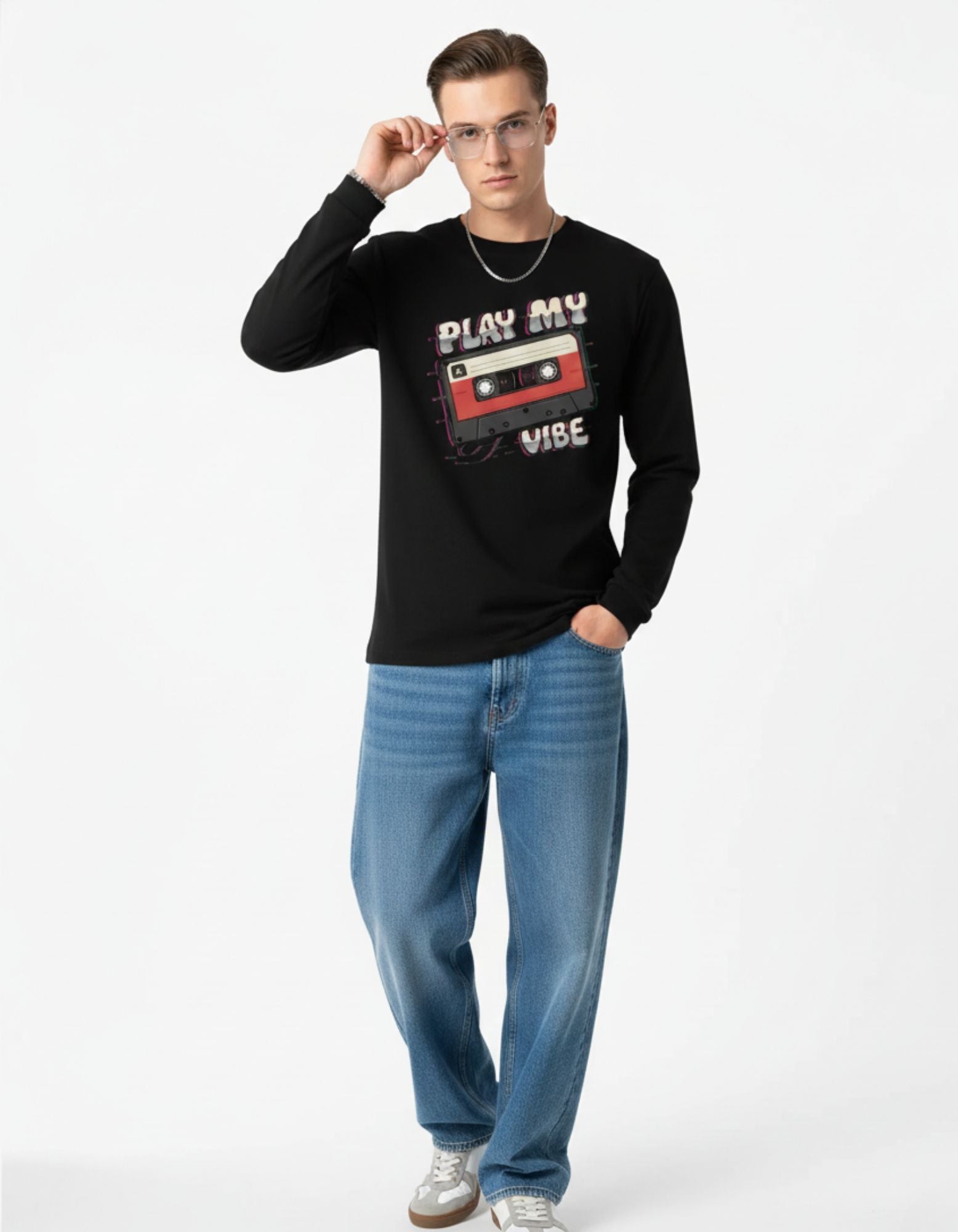 Play My Vibe Full Sleeve T-Shirt