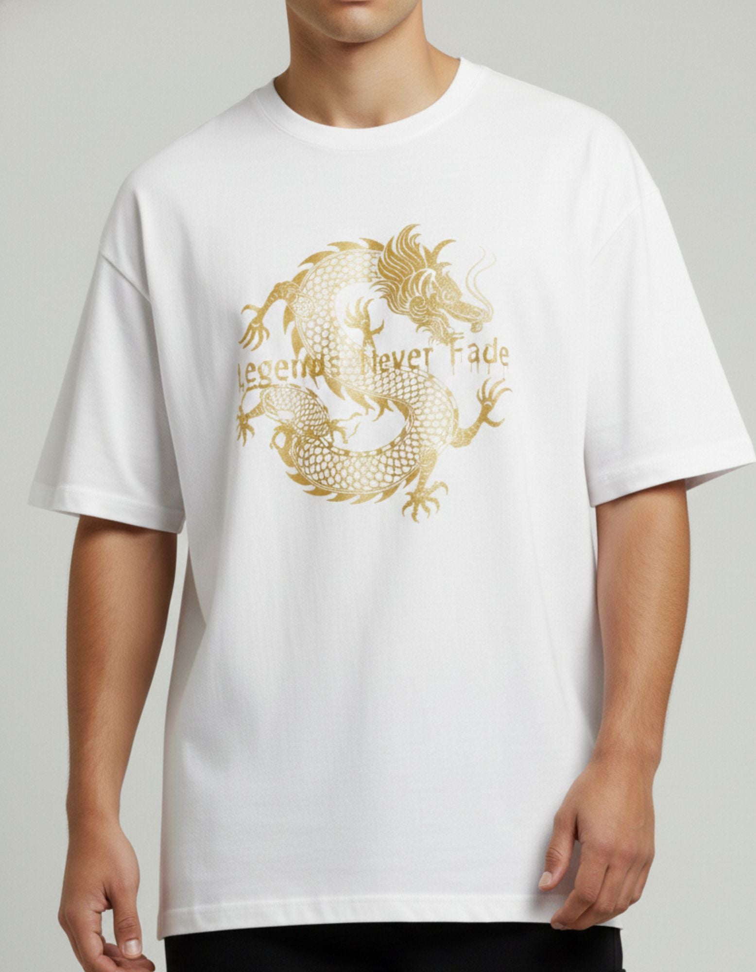 Legends Not Fade Terry T-shirt – Bold & Timeless Fashion