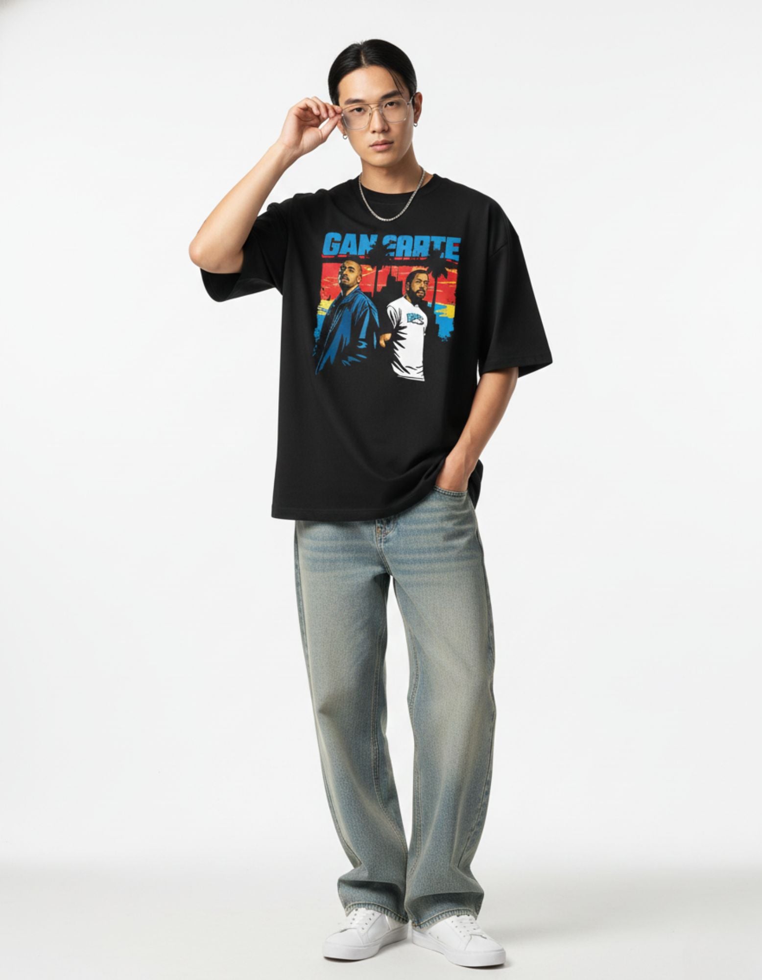 Gangster Oversized T-Shirt – Bold & Stylish Streetwear