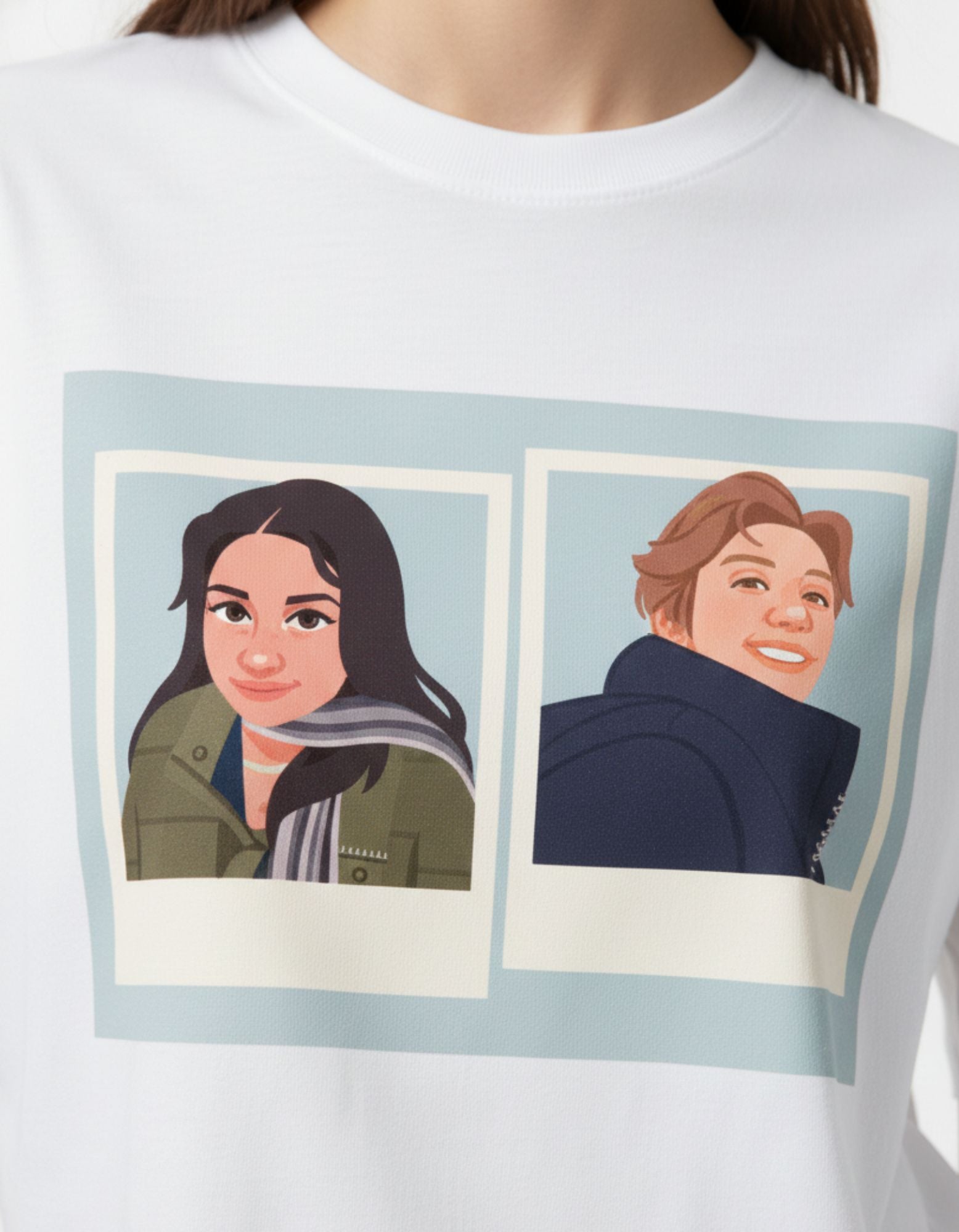 Capture Style with the Polaroid Portrait Terry T-Shirt