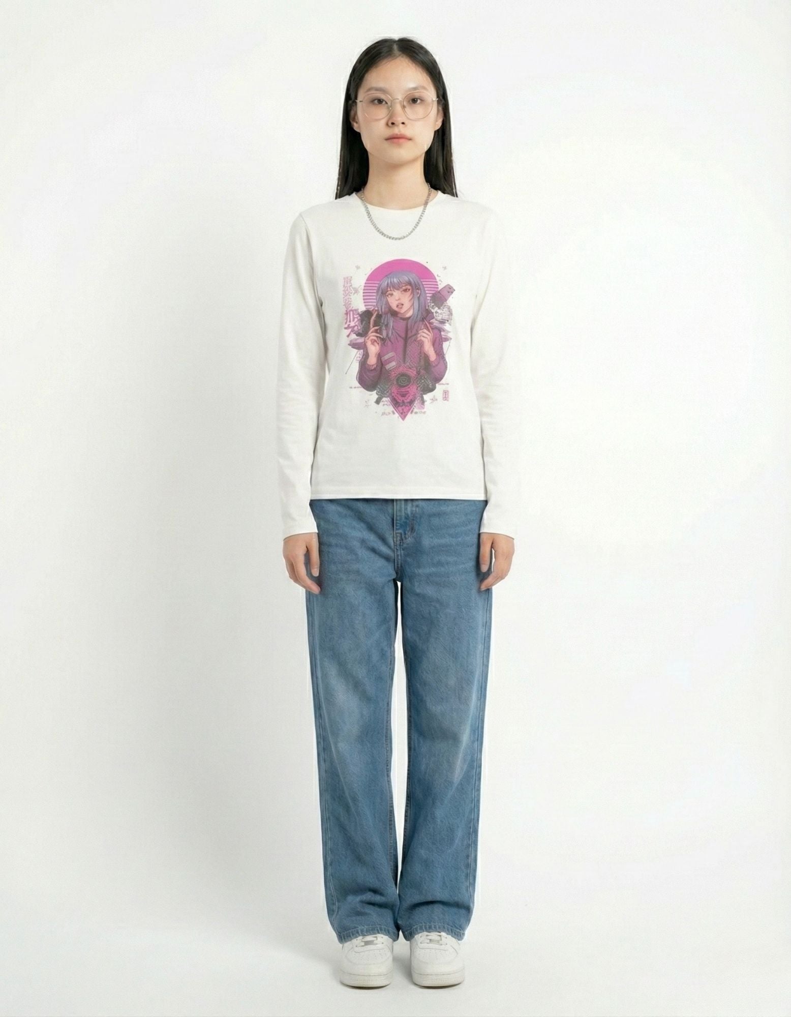 Neon Dream Girl Full Sleeve T-Shirt