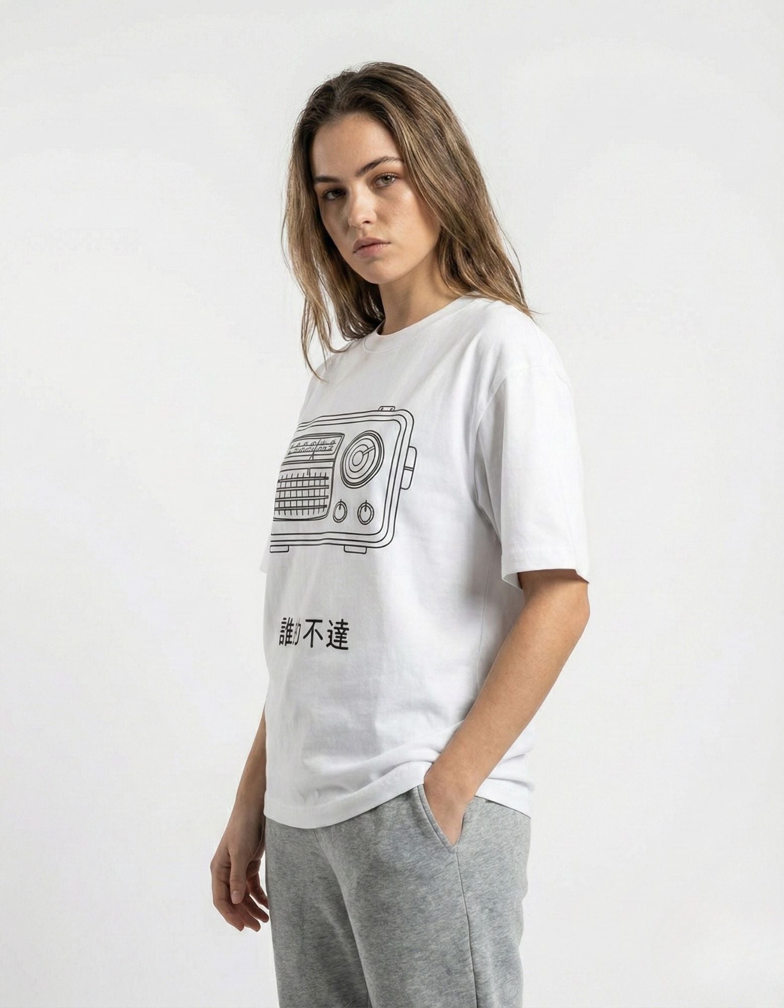 Retro Radio Oversized Tee