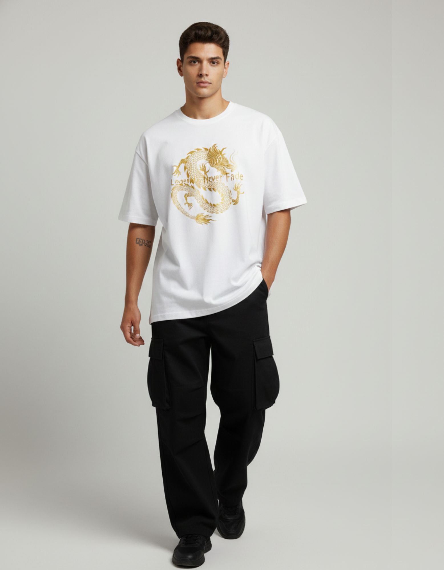 Legends Not Fade Terry T-shirt – Bold & Timeless Fashion