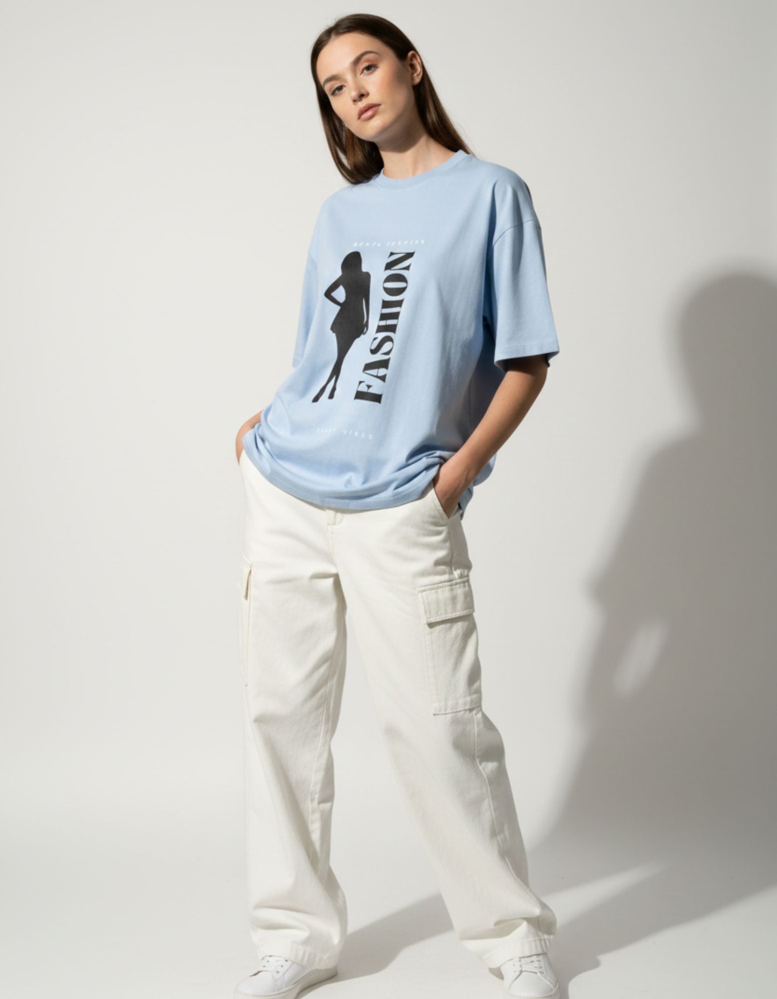 FASHION Silhouette Oversized T-Shirt