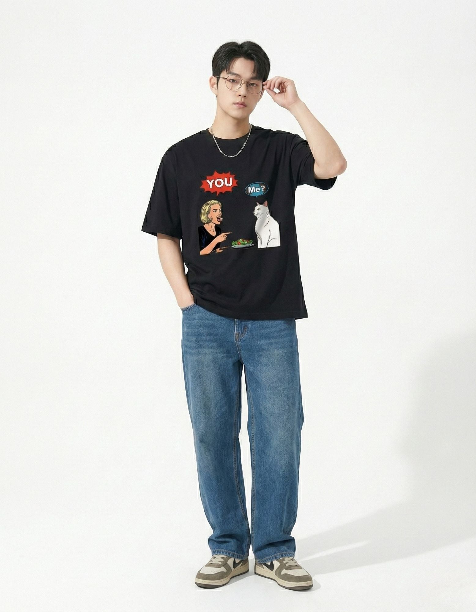 You vs Me Oversized Tee