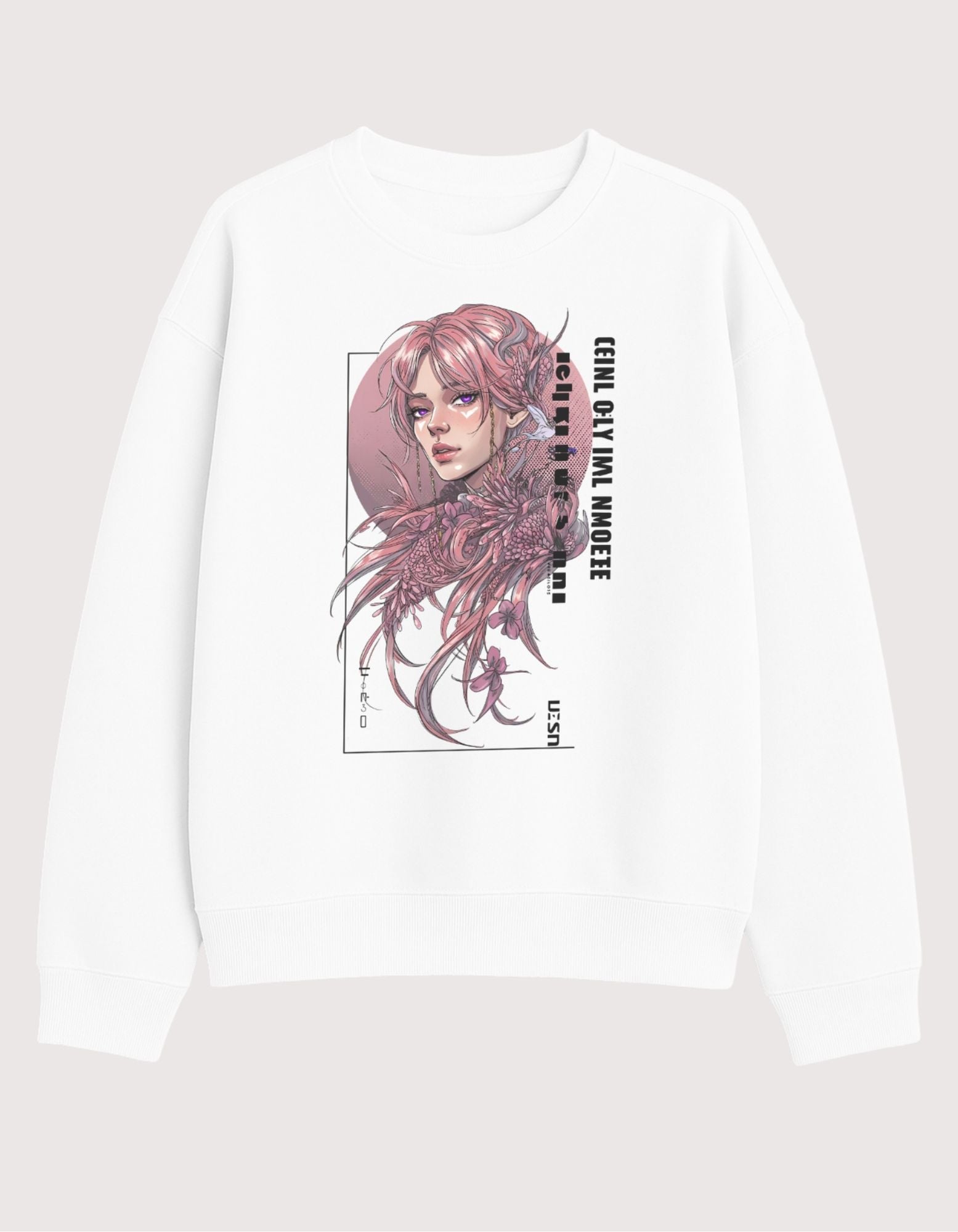 Blush Seraph Oversized Sweatshirt