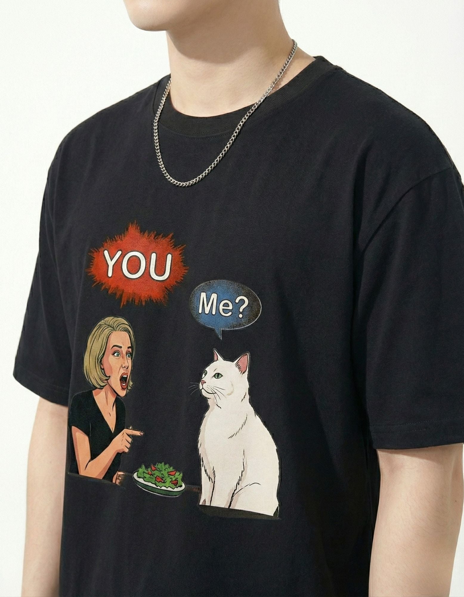 You vs Me Oversized Tee