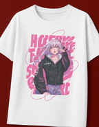 Oversized Anime Print T-Shirt