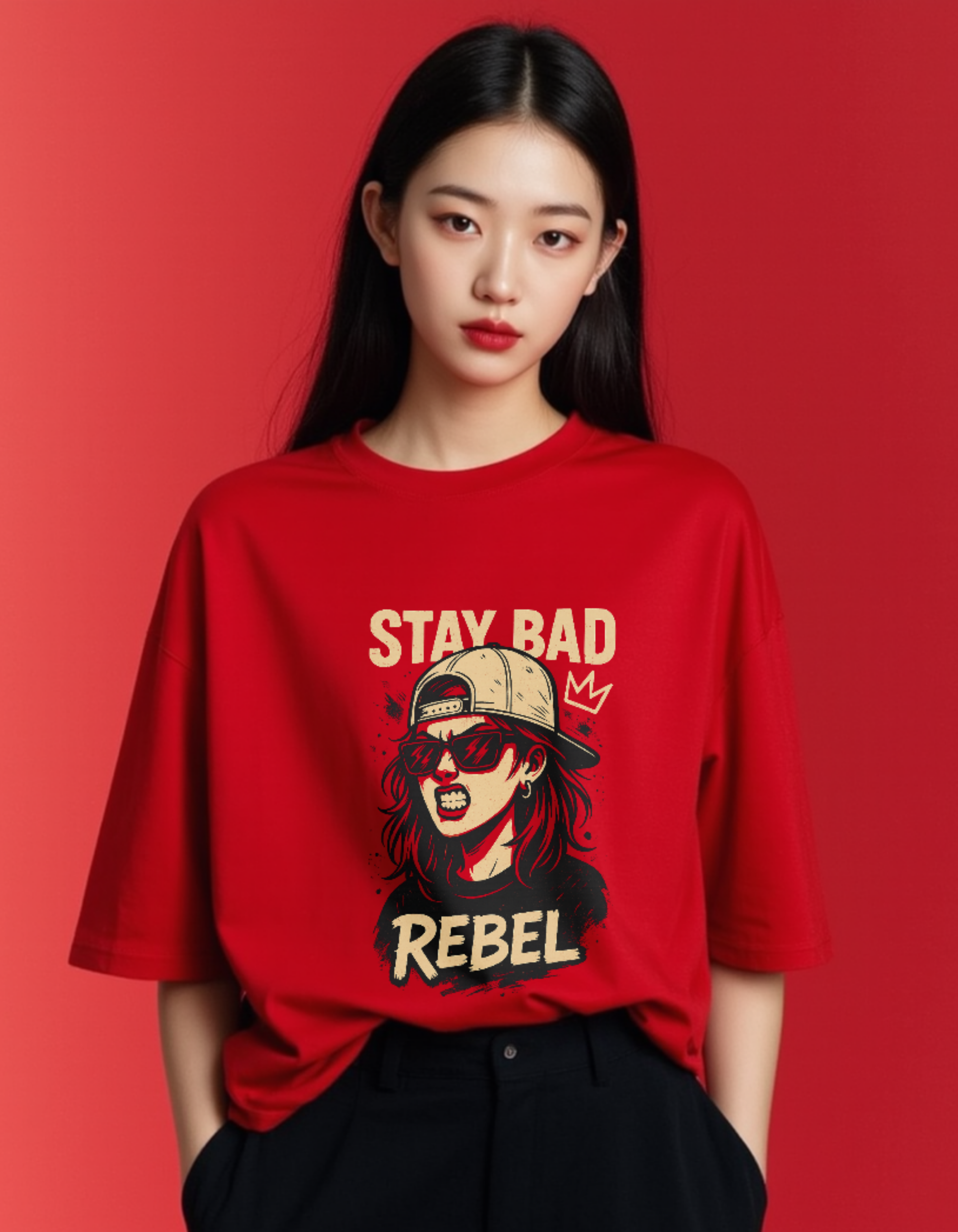 Stay Bad Rebel Graphic Tee