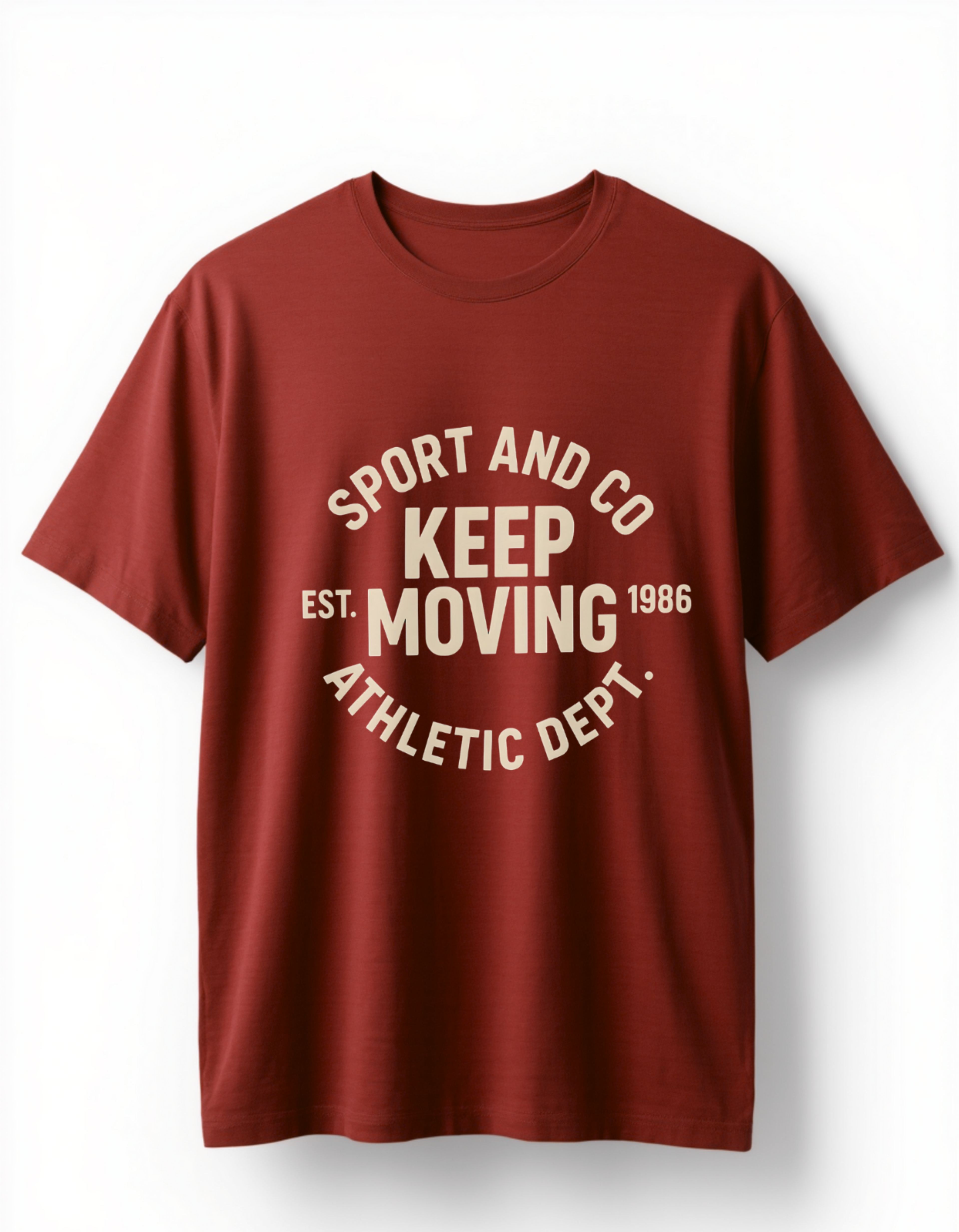 Keep Moving Athletic Graphic Tee