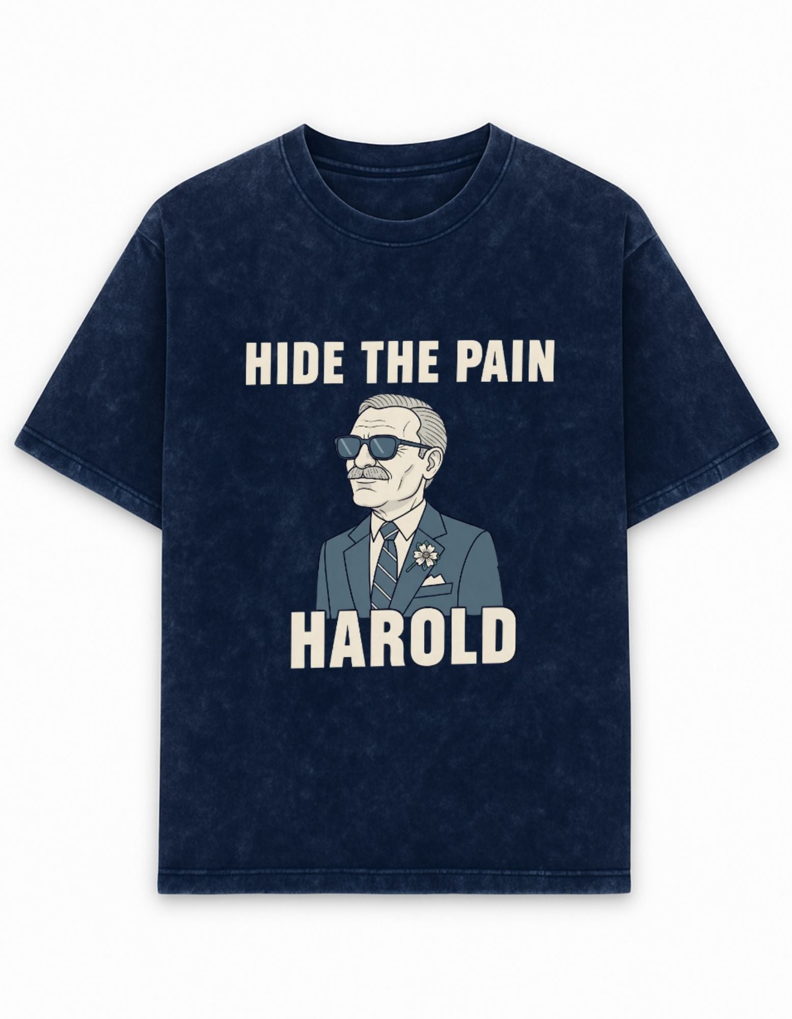 Hide The Pain Harold Acid Wash Oversized Tee