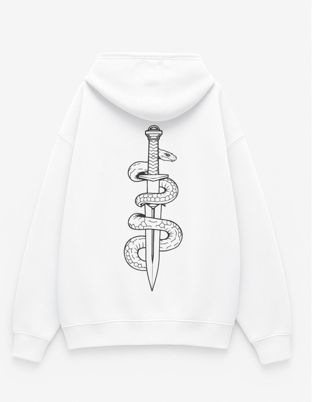 Serpent Blade Oversized Hoodie