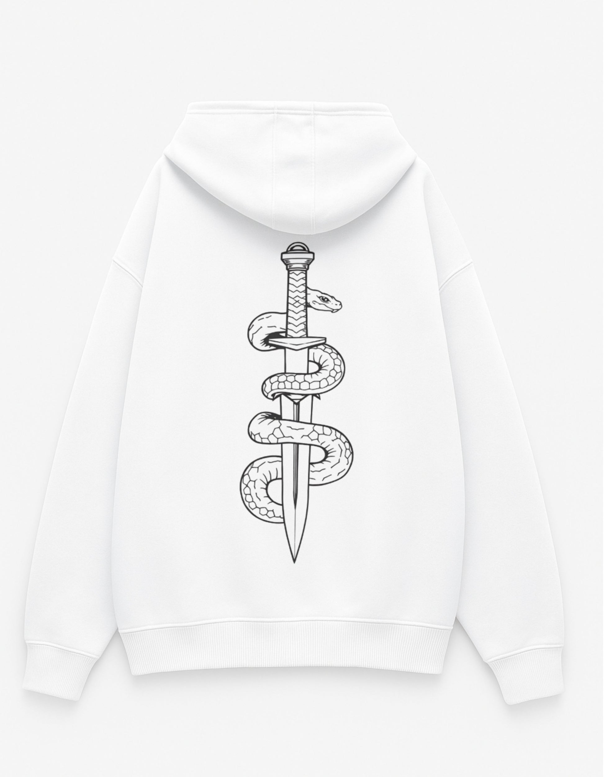 Serpent Blade Oversized Hoodie