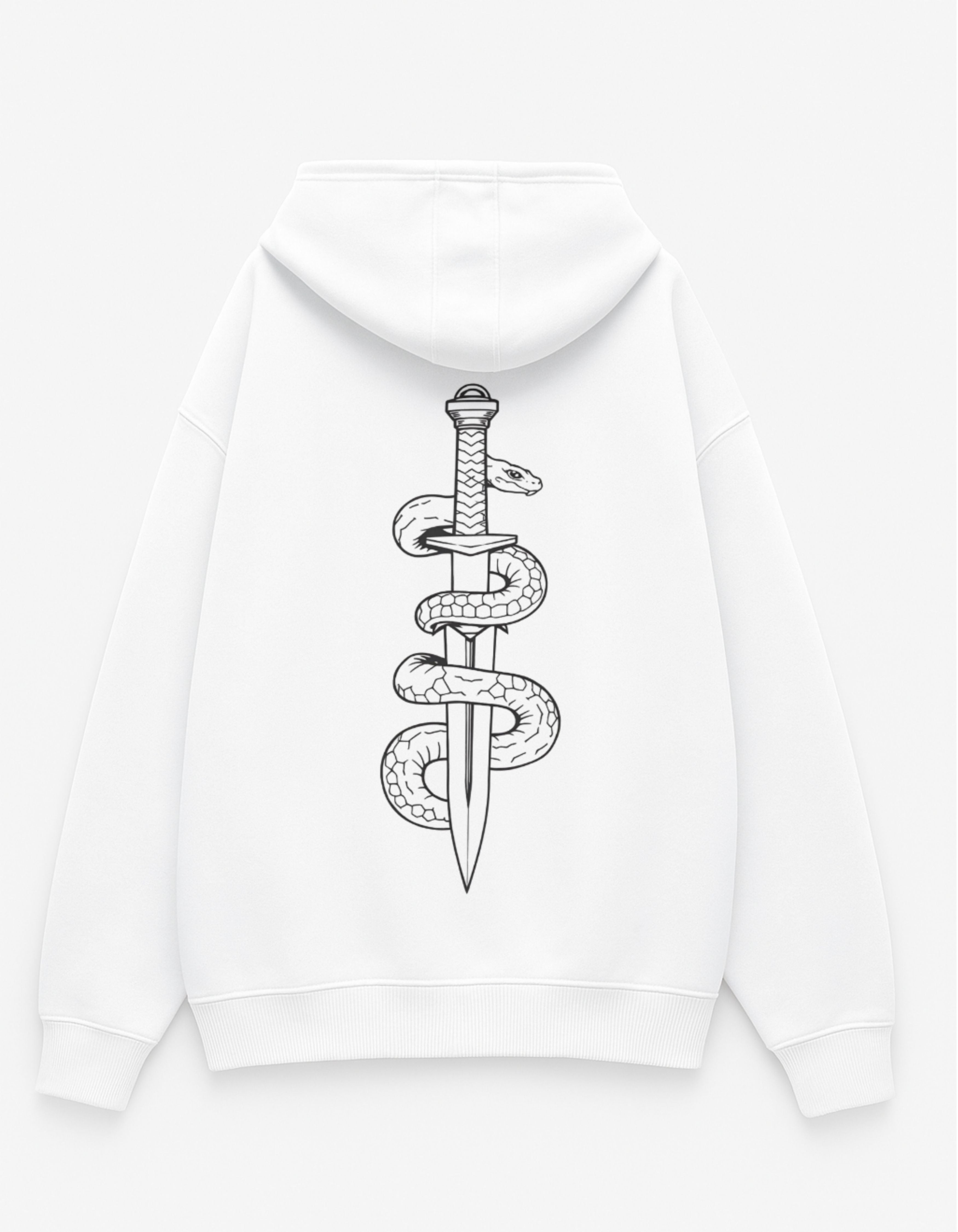 Serpent Blade Oversized Hoodie