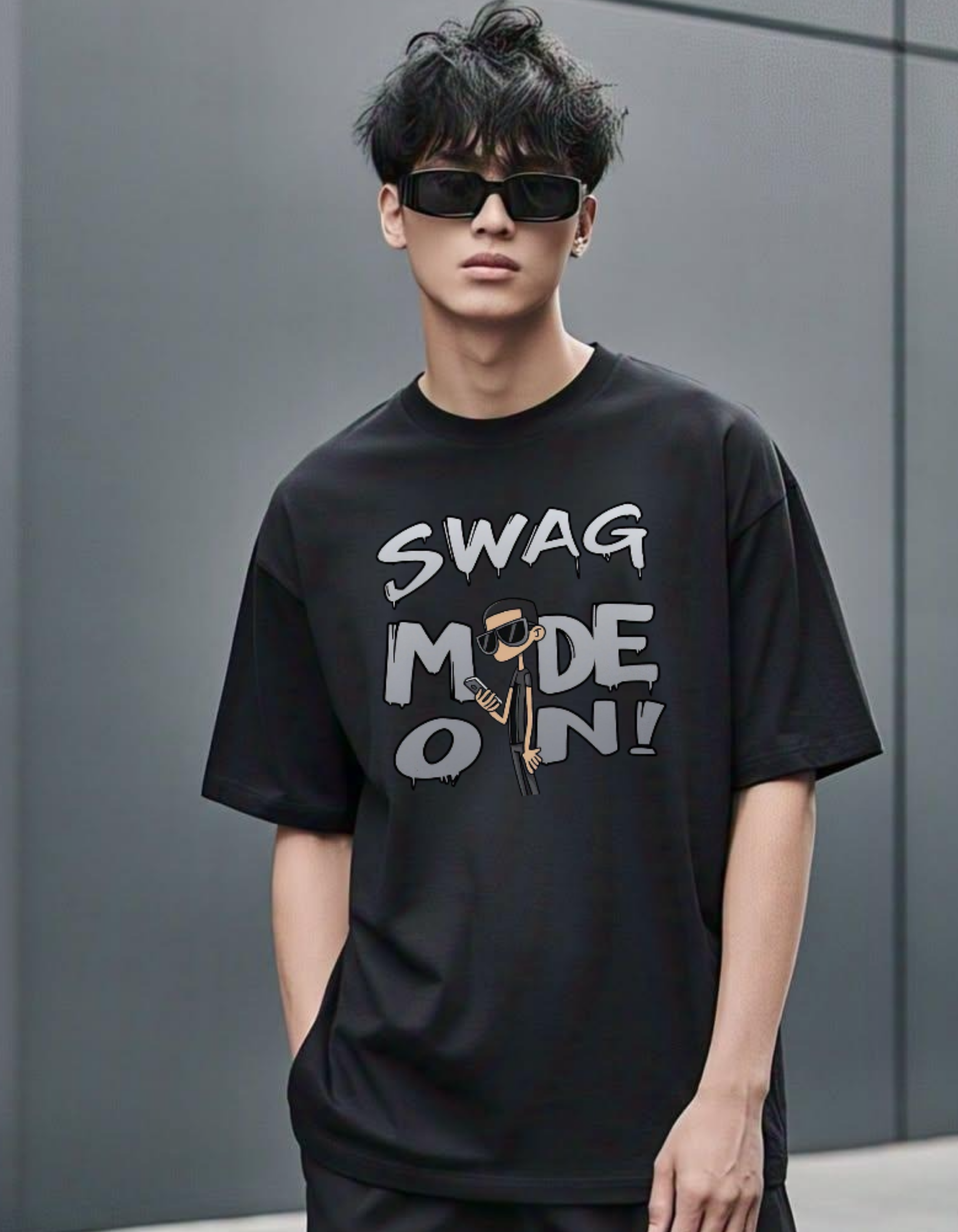 Swag Mode On Oversized T-Shirt