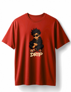 Red Drip Boy Oversized T-Shirt
