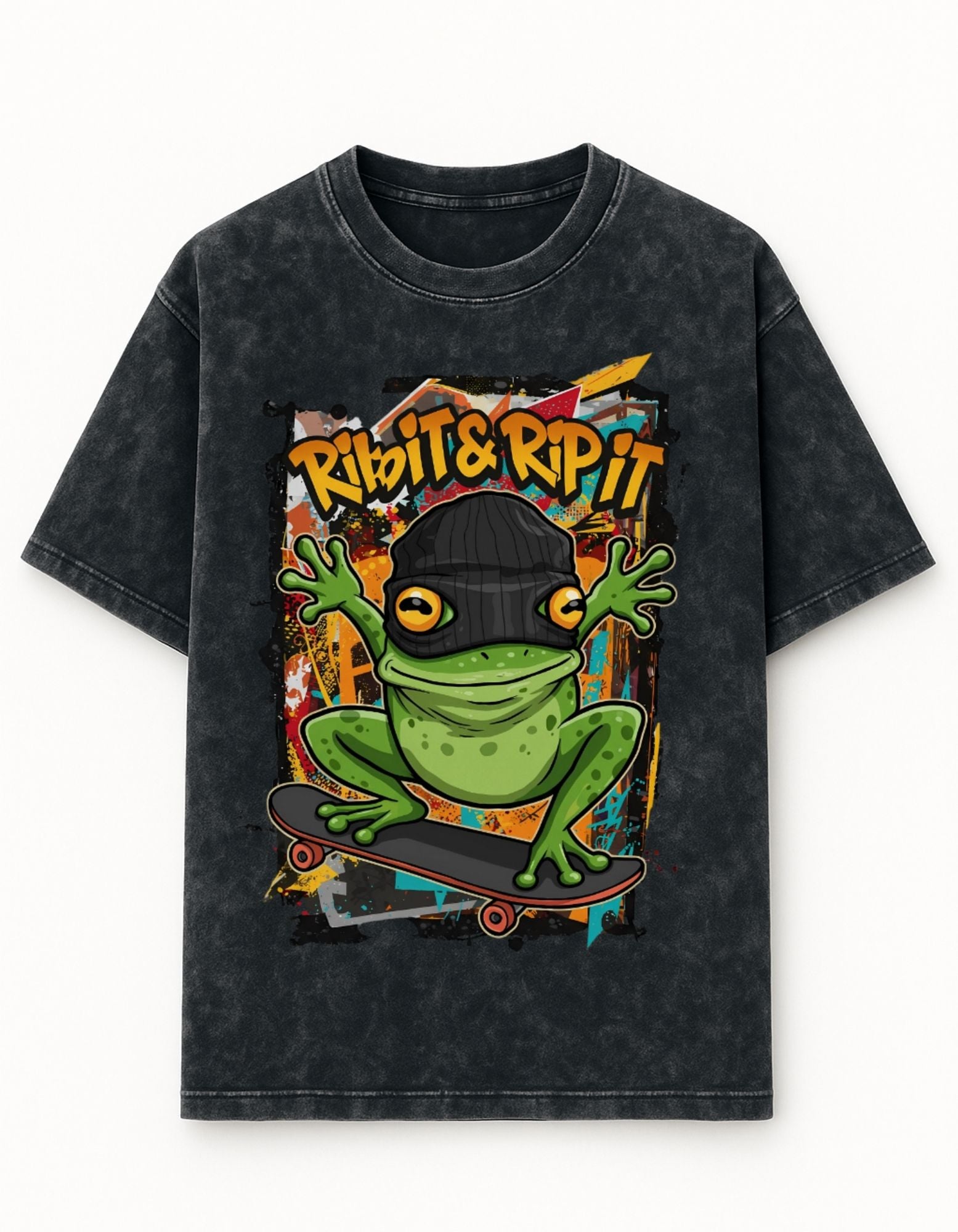 Ribbit & Rip It Oversized Graphic Tee