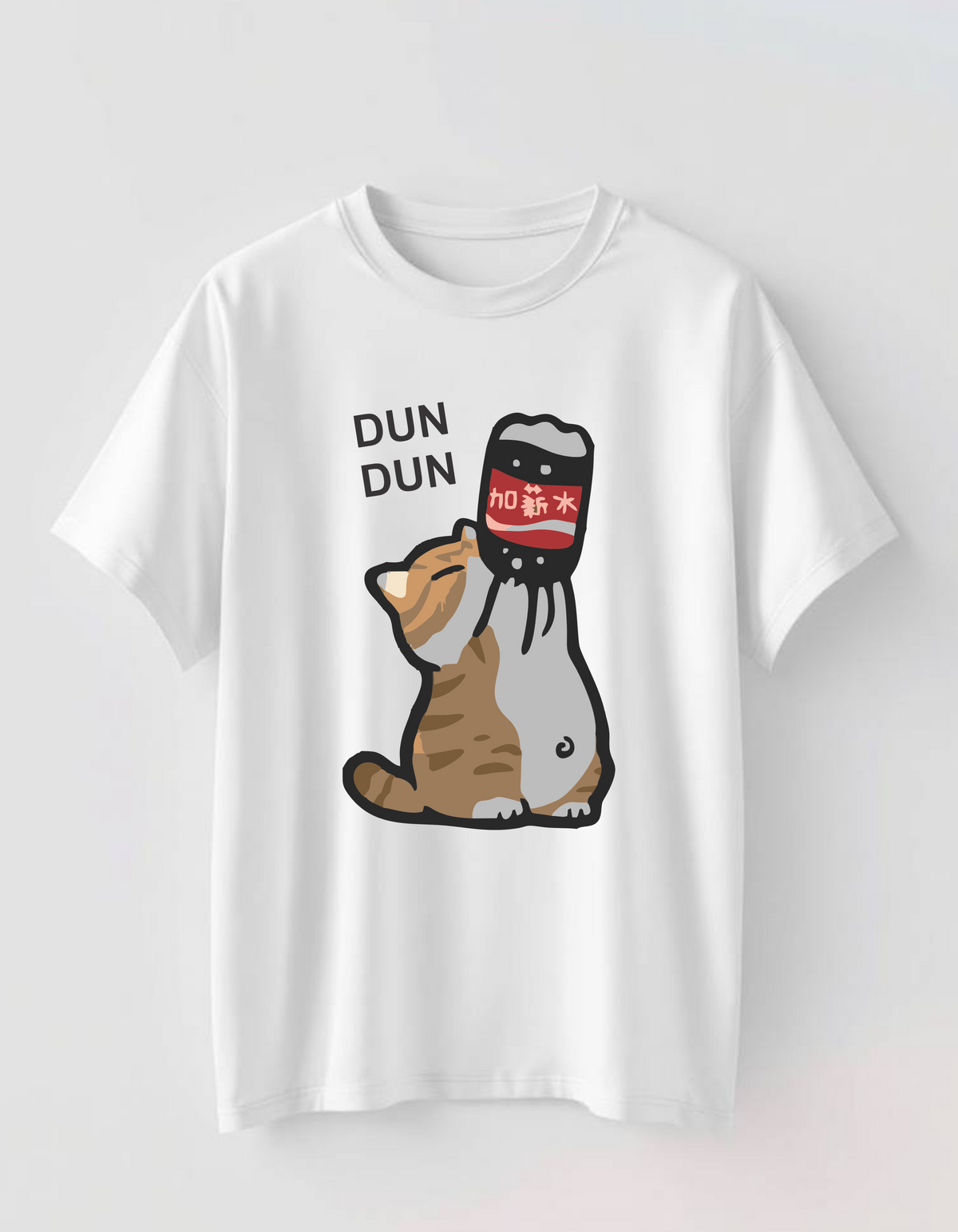 DUN DUN Graphic Cat T-Shirt