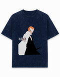 Soul Reaper Acid Wash Oversized Tee