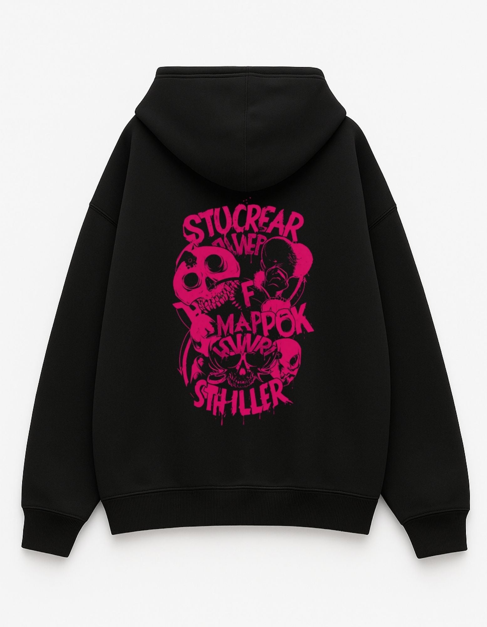 Psycho Graffiti Oversized Hoodie