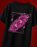 Abstract Pink Art Oversized T-Shirt