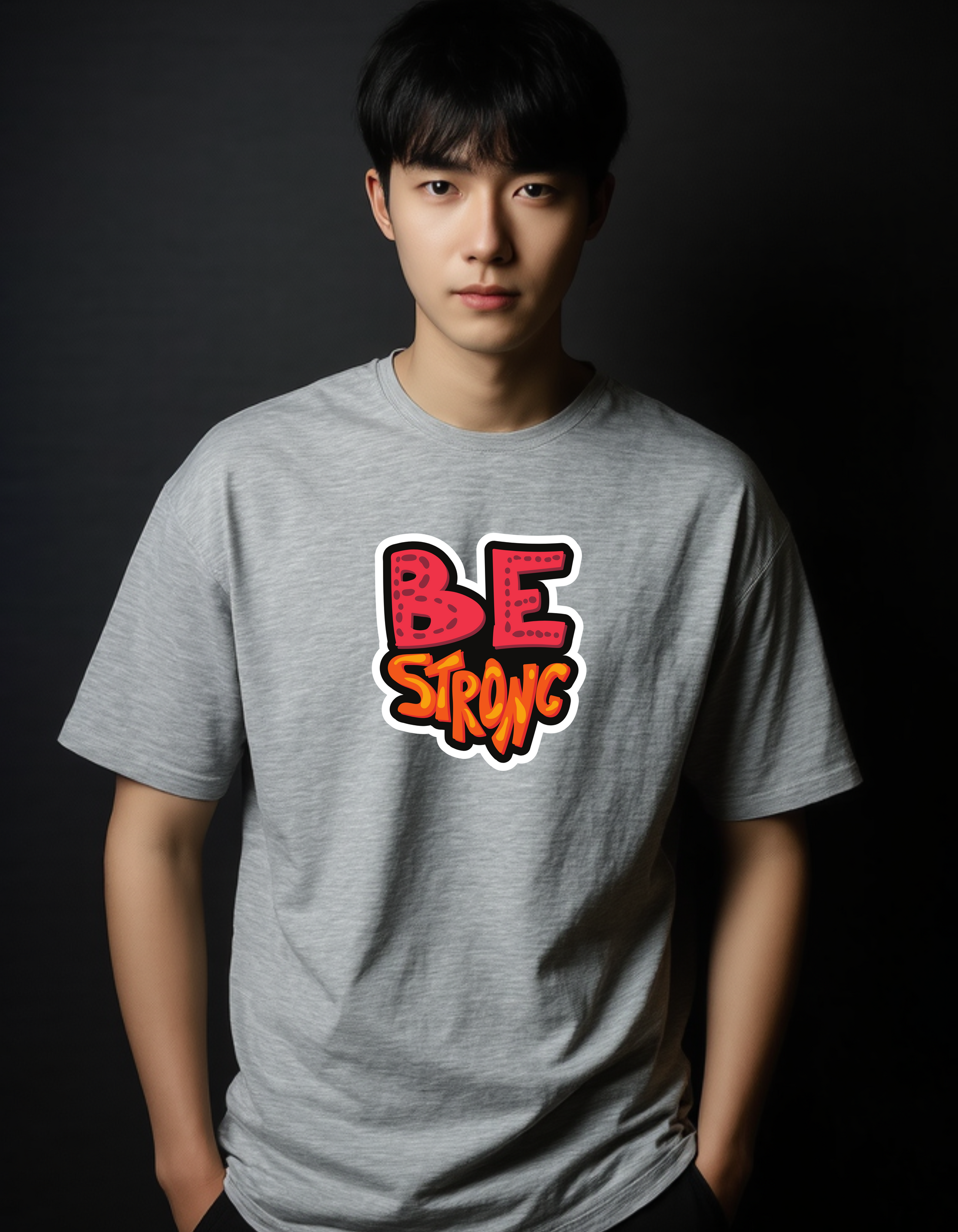 Be Strong Oversized Streetwear Tee