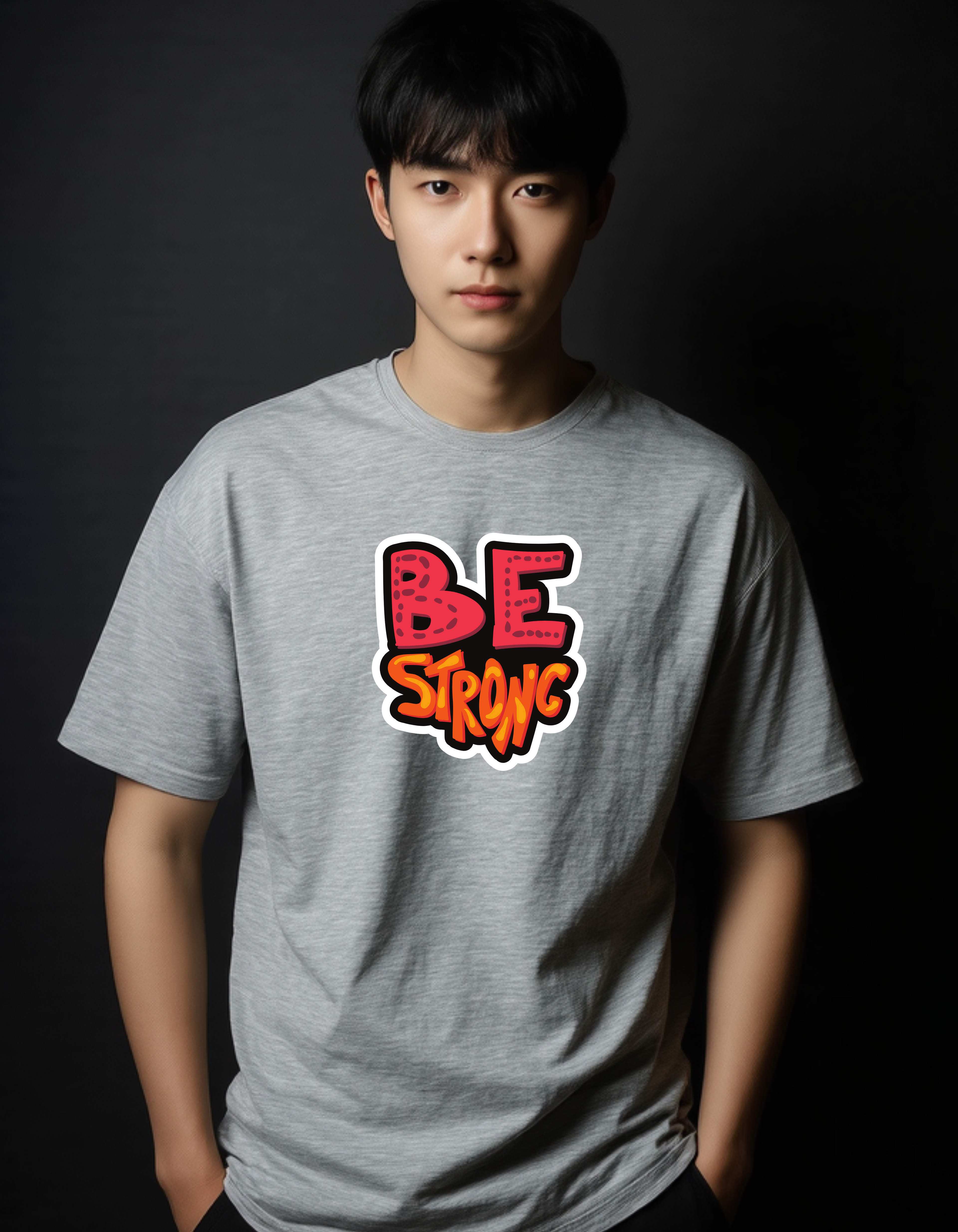 Be Strong Oversized Streetwear Tee