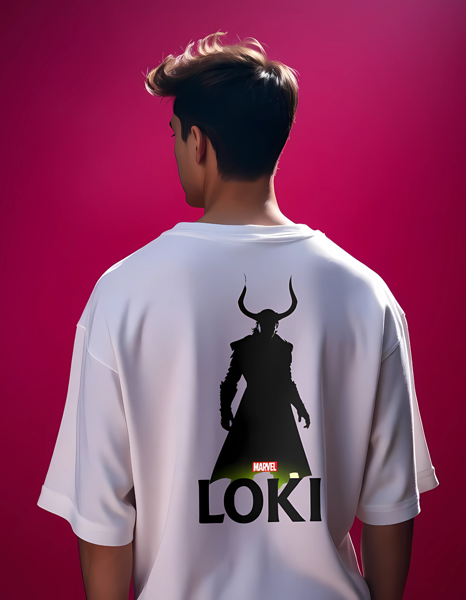 Loki-Inspired Oversized T-Shirt – Streetwear Aesthetic