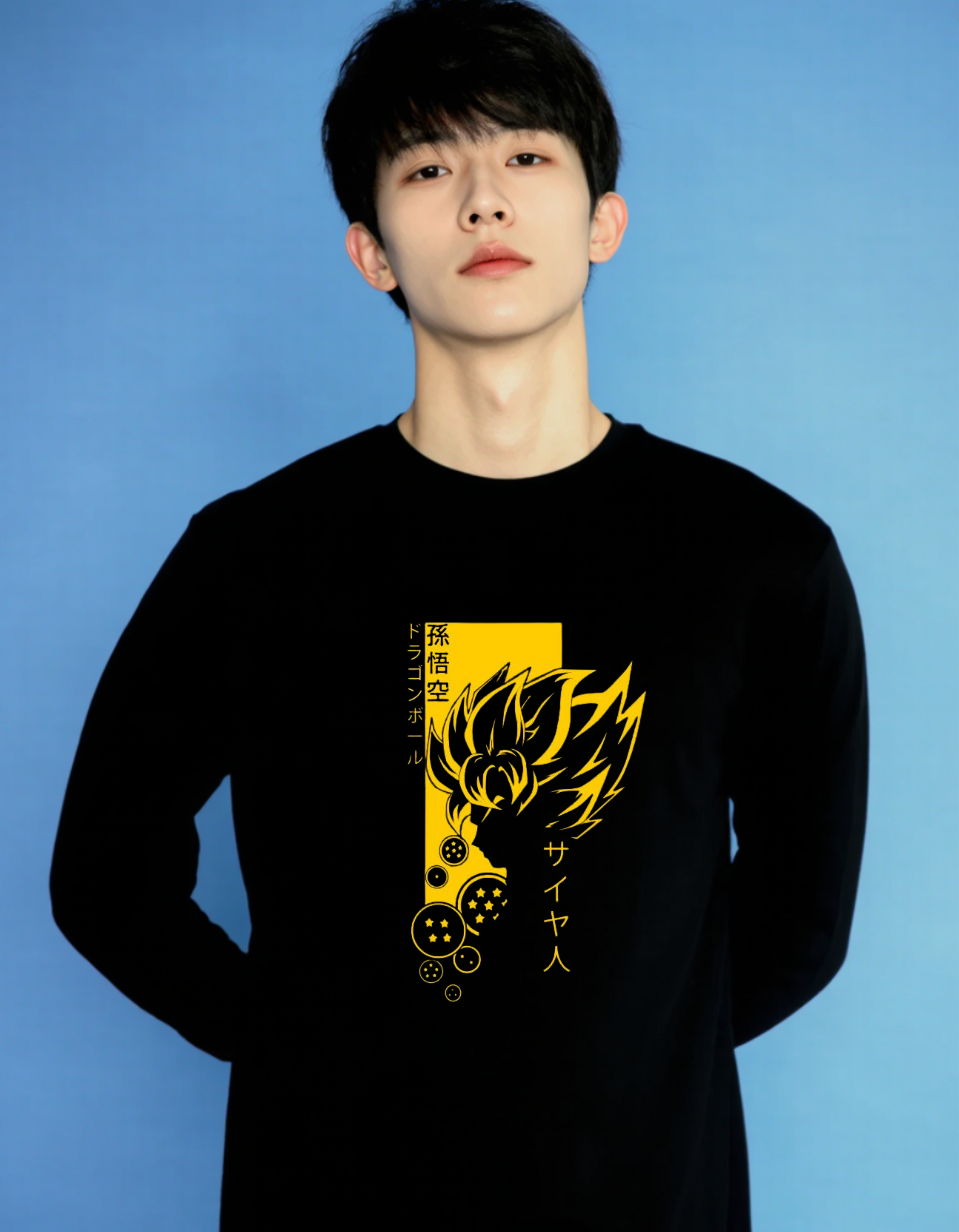 Super Saiyan Anime Full Sleeve T-Shirt