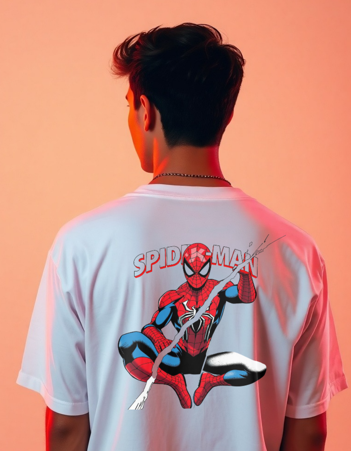 Spider-Man Oversized T-Shirt – Iconic Superhero Streetwear