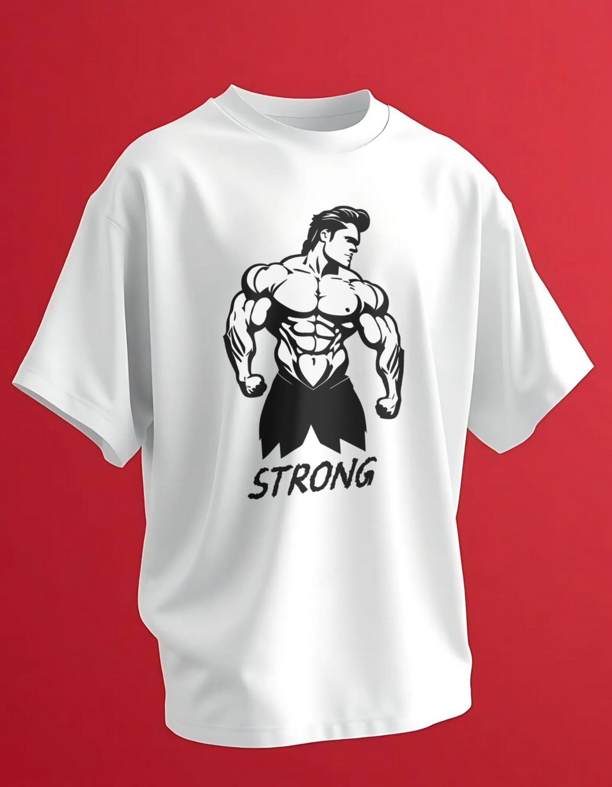 Slim Fit T-Shirt with Gym Print – Elevate Your Workout Style