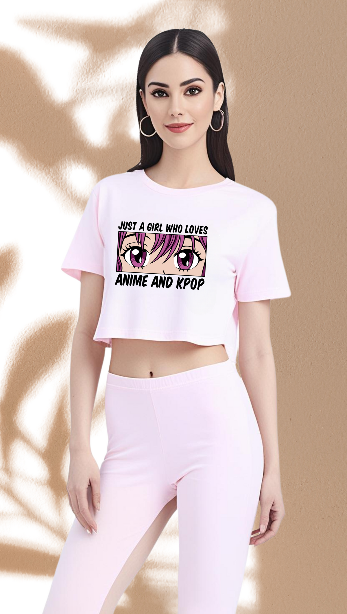 Anime Girl K-pop Inspired Crop Top
